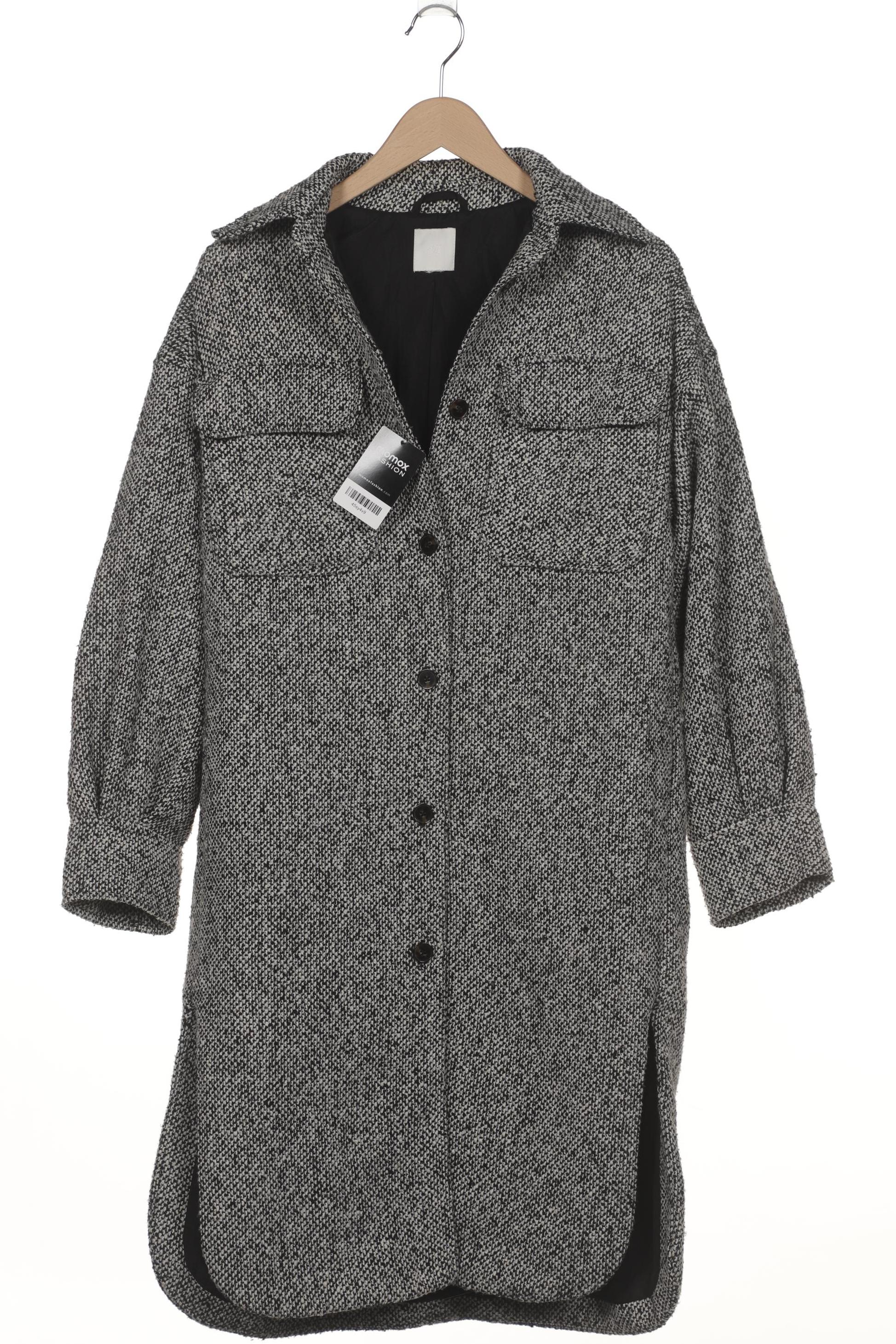 

H&M Damen Mantel, grau, Gr. 44