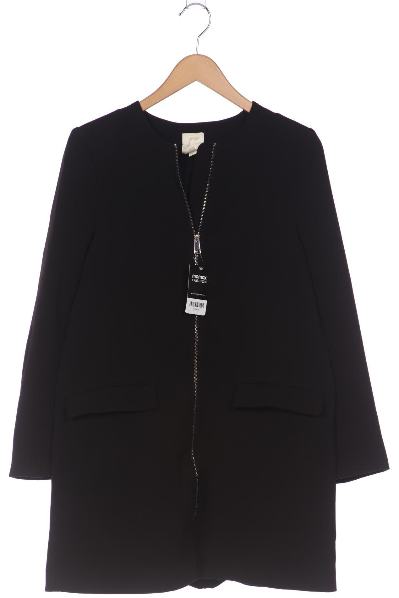 

H&M Damen Mantel, schwarz, Gr. 38