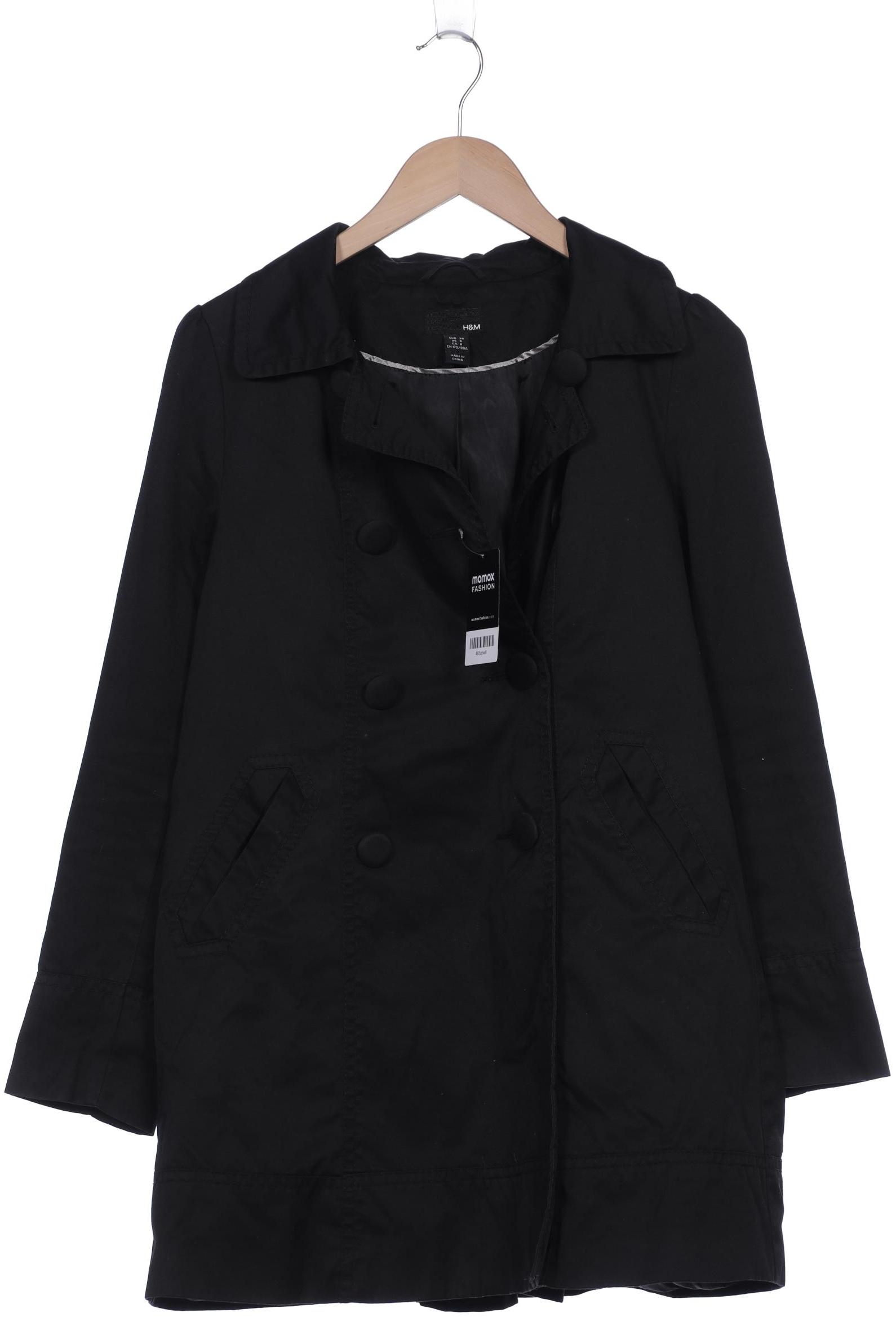 

H&M Damen Mantel, schwarz