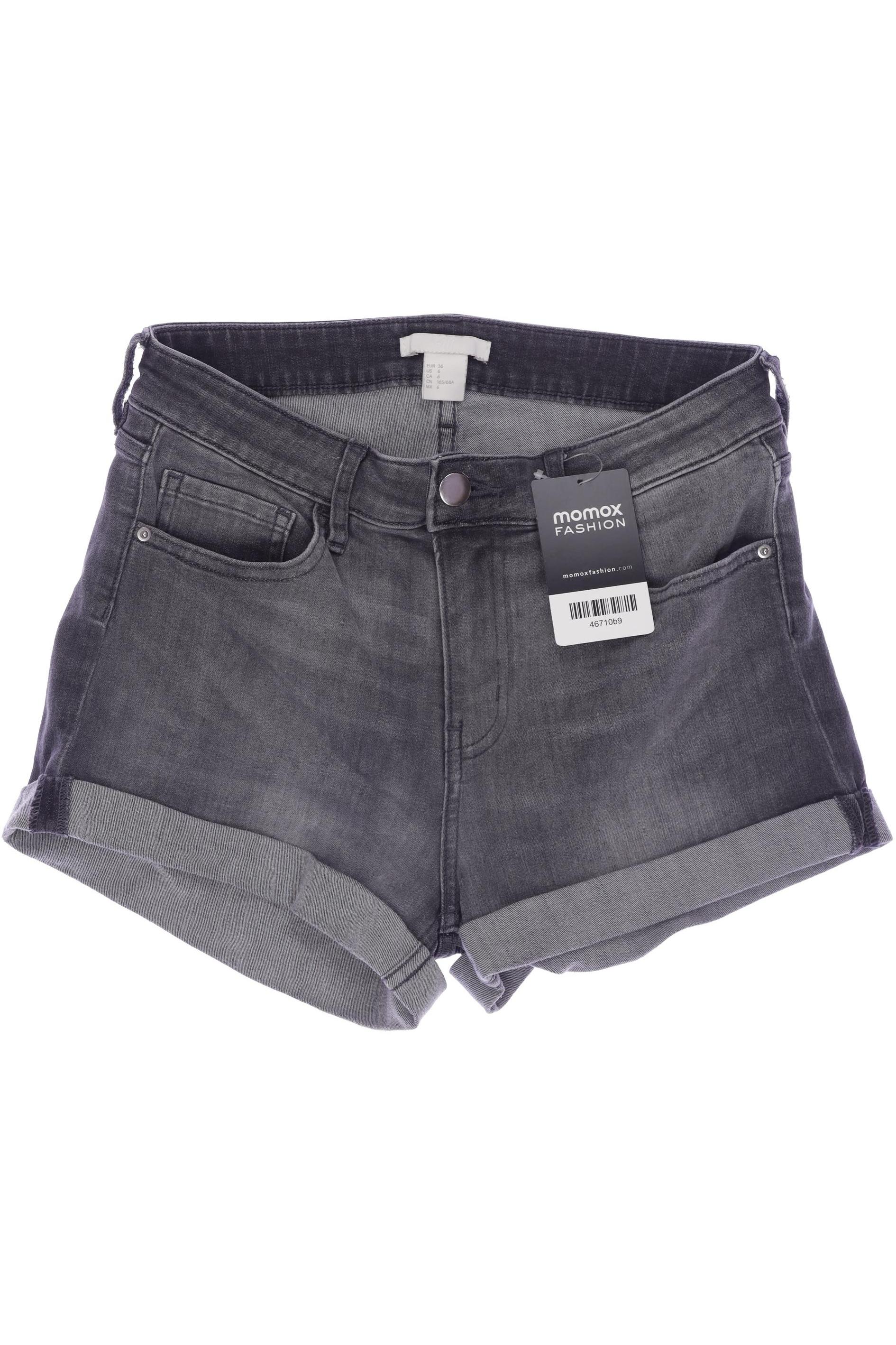 

H&M Damen Shorts, grau, Gr. 36