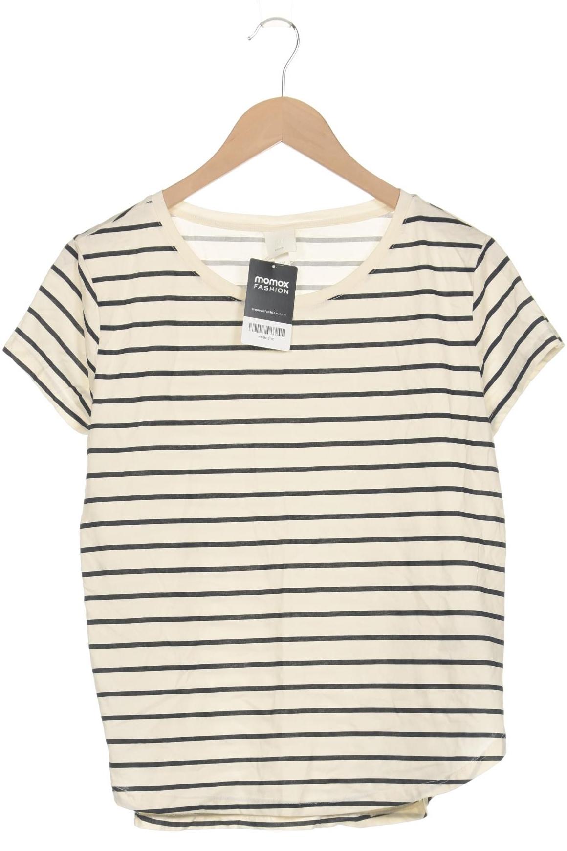 

H&M Damen T-Shirt, cremeweiß, Gr. 38