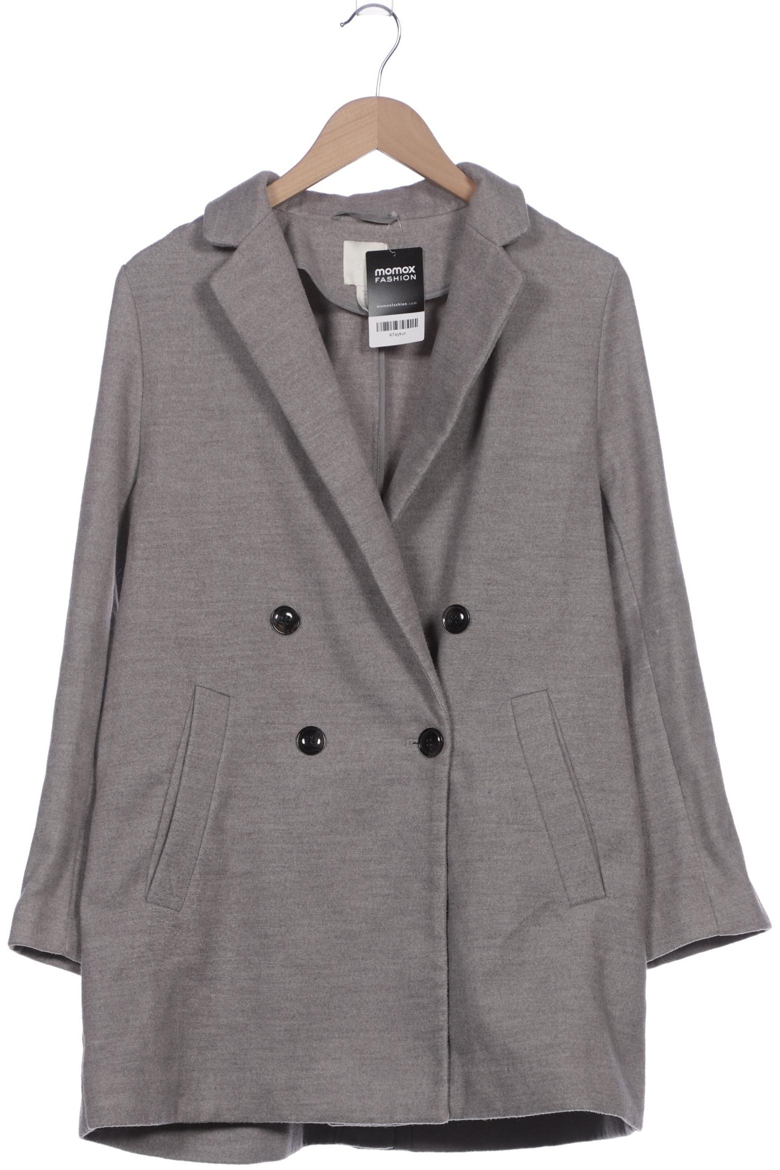 

H&M Damen Mantel, grau, Gr. 40