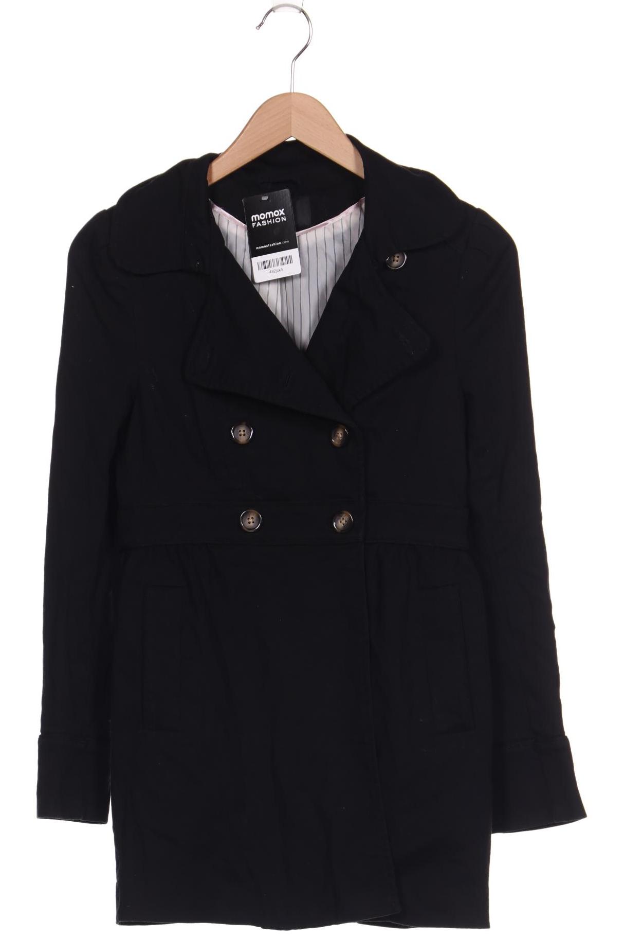 

H&M Damen Mantel, schwarz