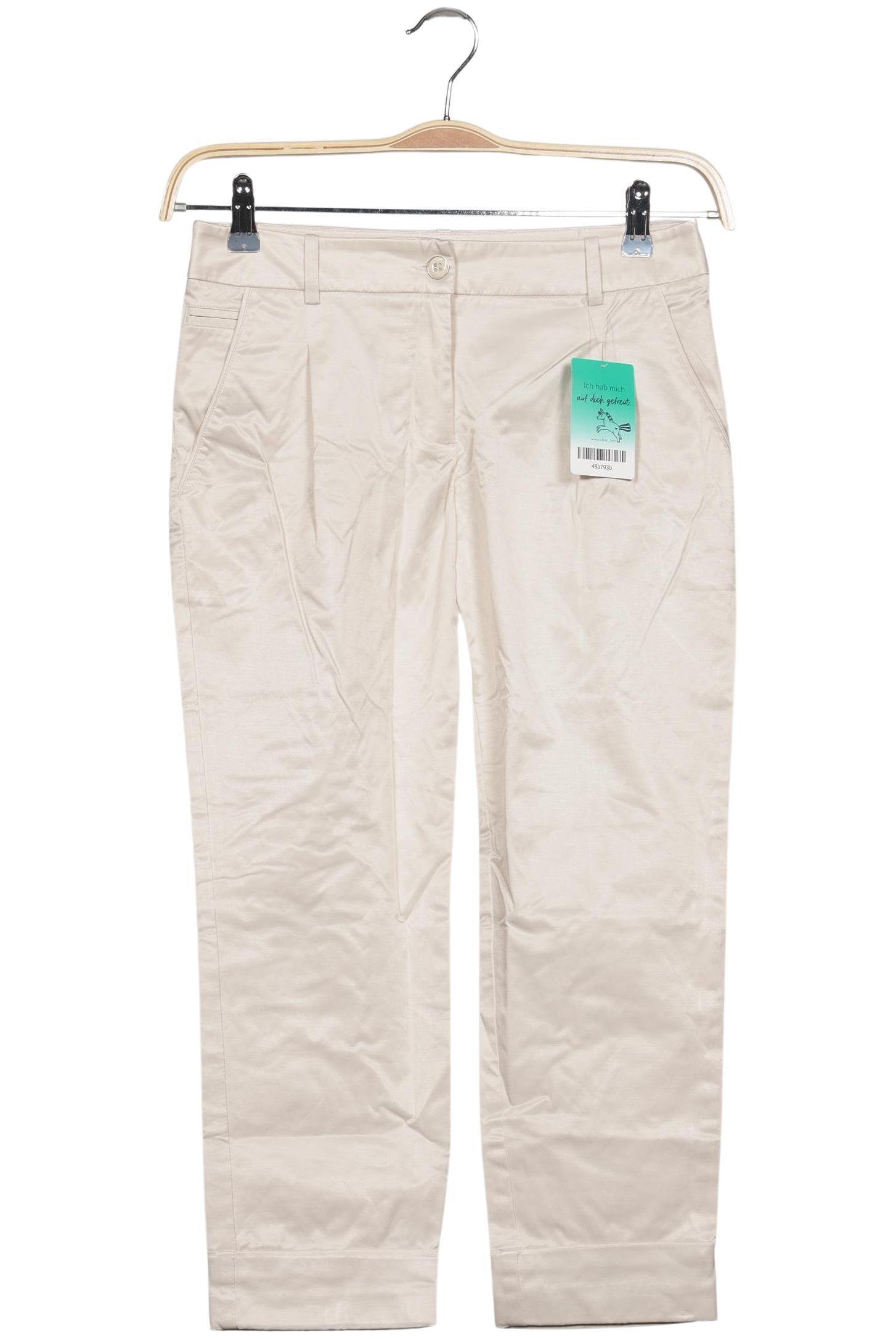 

H&M Damen Stoffhose, cremeweiß, Gr. 34