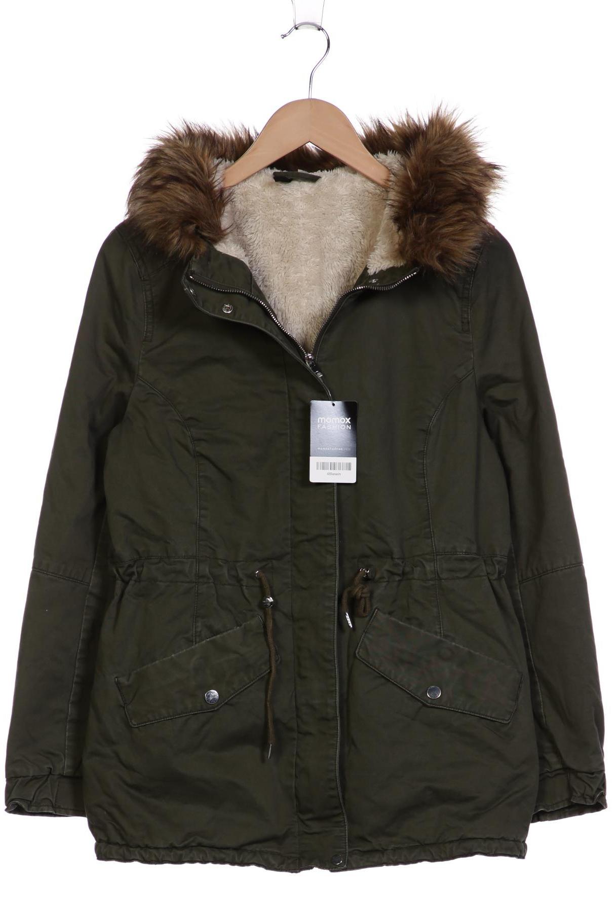 

H&M Damen Mantel, grün, Gr. 38