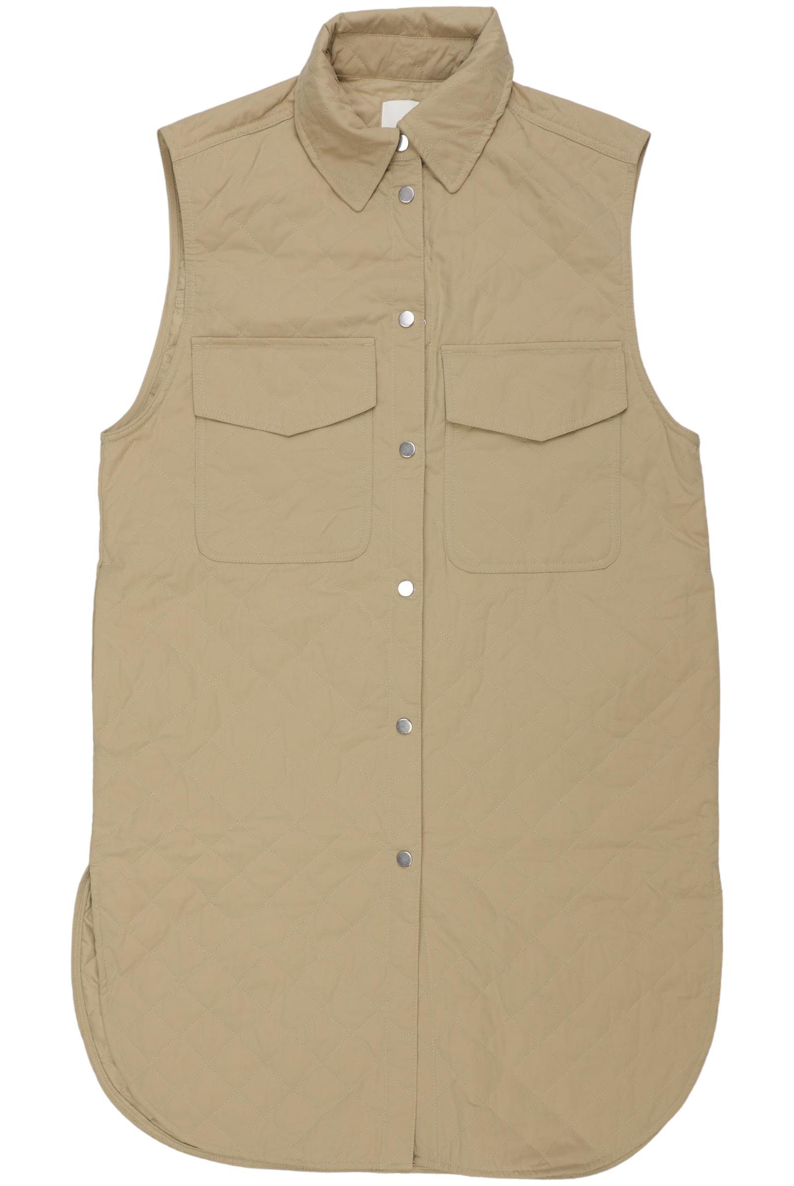 

H&M Damen Weste, beige, Gr. 34