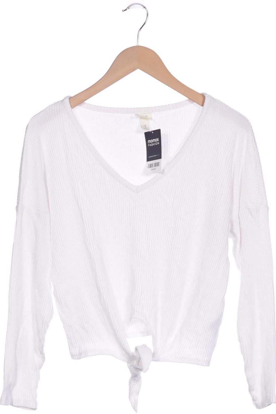 

H&M Damen Pullover, weiß, Gr. 34
