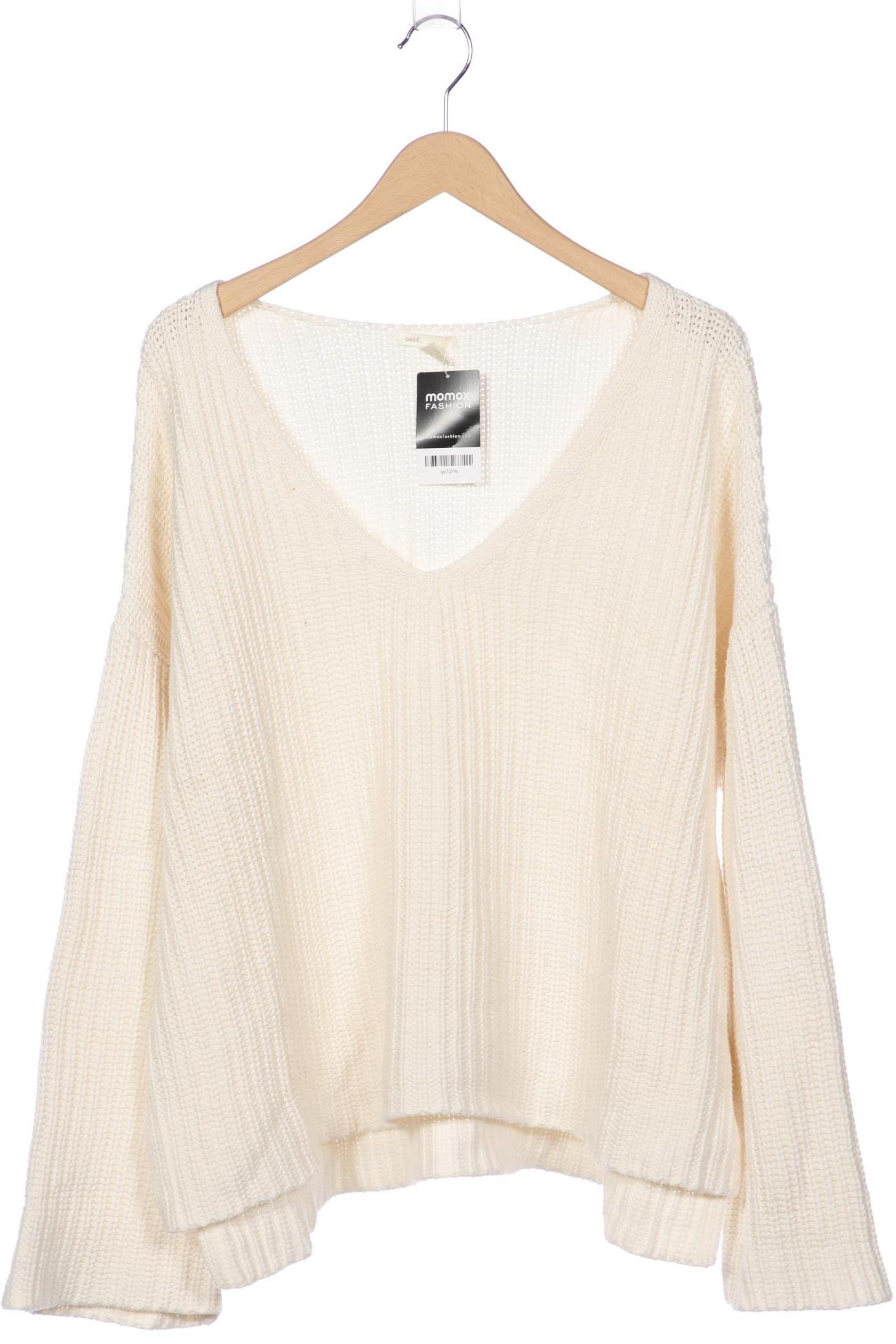 

H&M Damen Pullover, weiß, Gr. 44