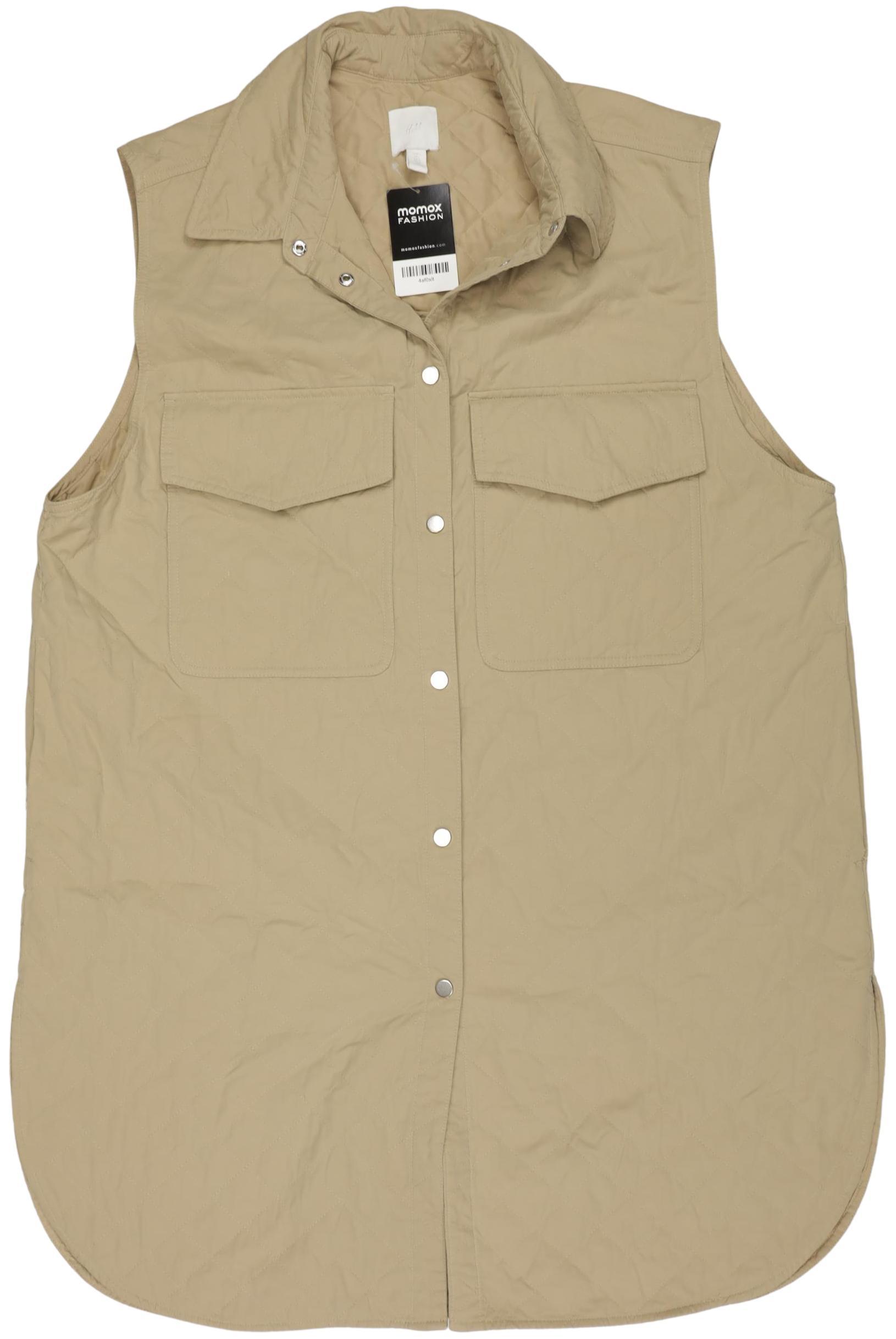 

H&M Damen Weste, beige, Gr. 42