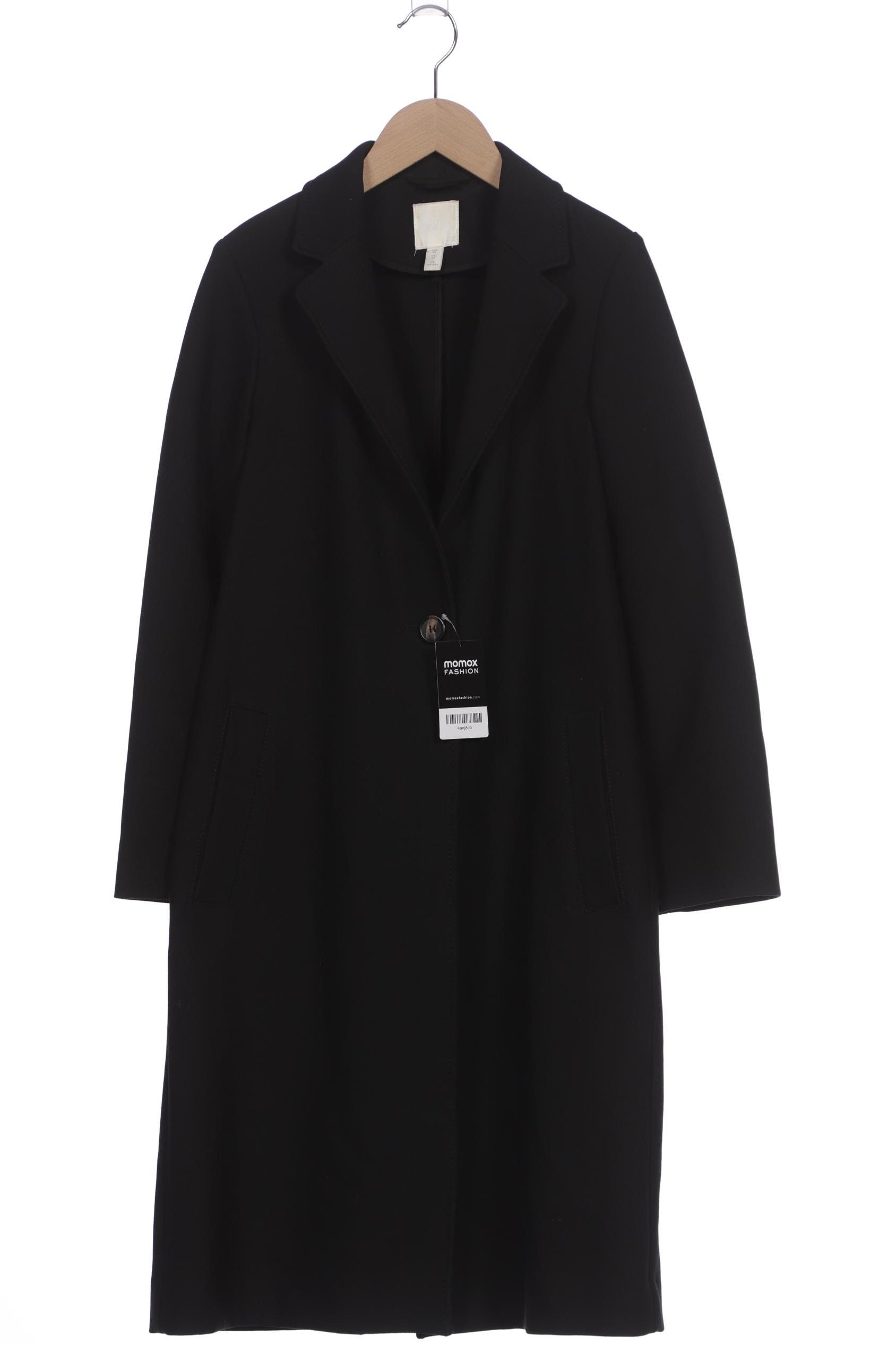 

H&M Damen Mantel, schwarz, Gr. 34