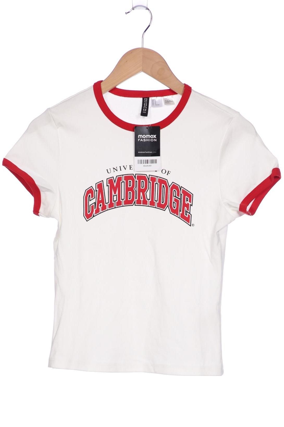 

H&M Damen T-Shirt, weiß, Gr. 38
