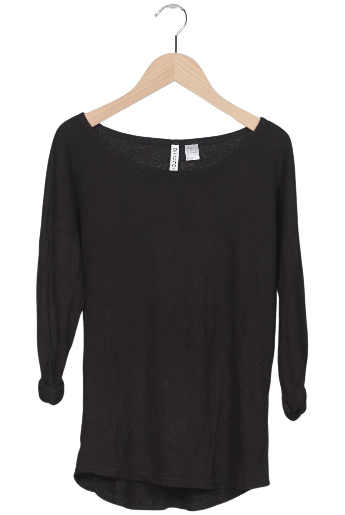 

H&M Damen Sweatshirt, schwarz, Gr. 34