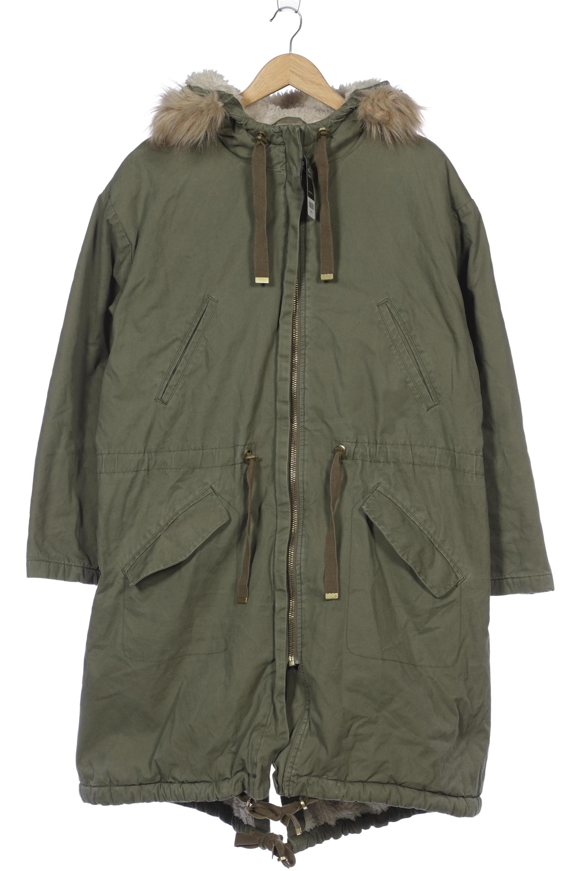 

H&M Damen Mantel, grün, Gr. 42