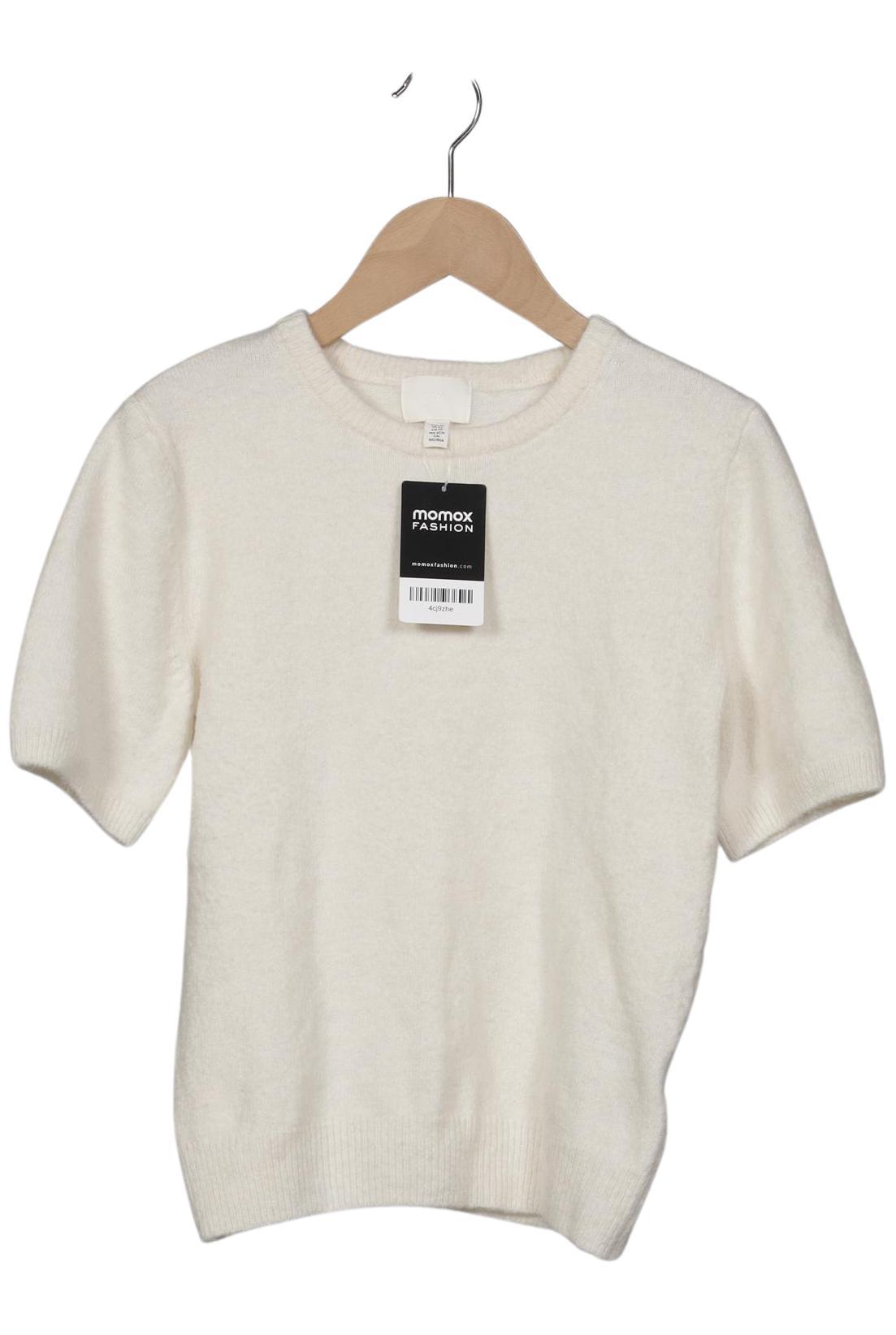 

H&M Damen Pullover, cremeweiß, Gr. 34
