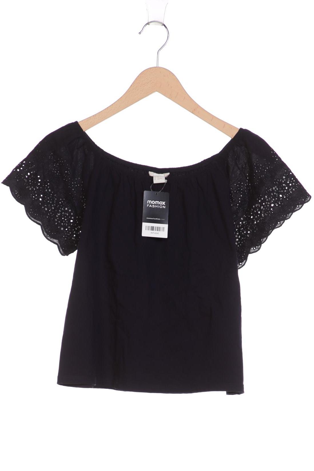 

H&M Damen T-Shirt, marineblau, Gr. 34
