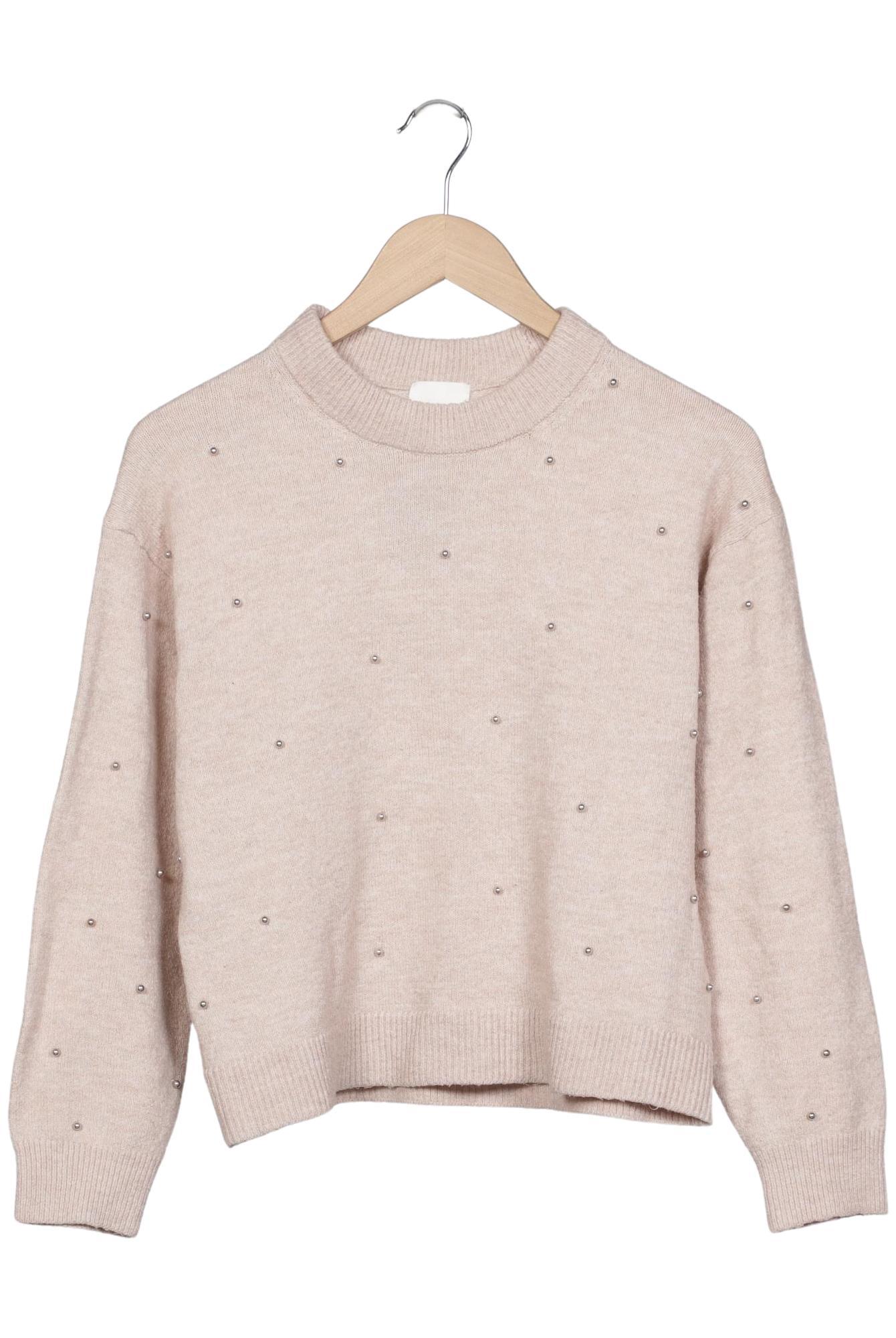 

H&M Damen Pullover, beige, Gr. 34
