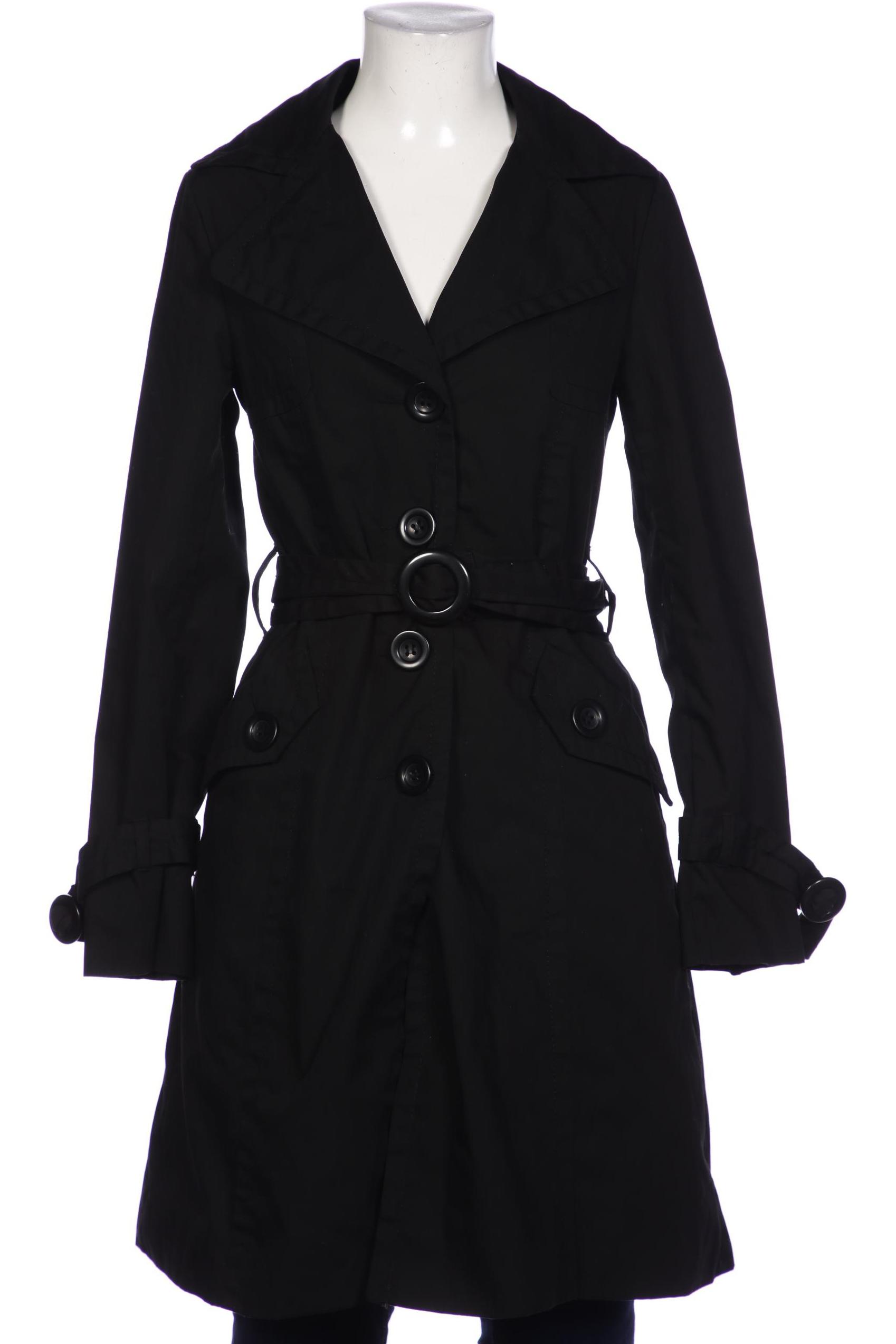 

H&M Damen Mantel, schwarz, Gr. 34