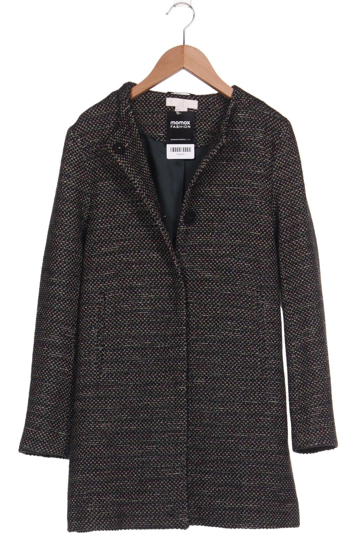 

H&M Damen Mantel, grün, Gr. 32