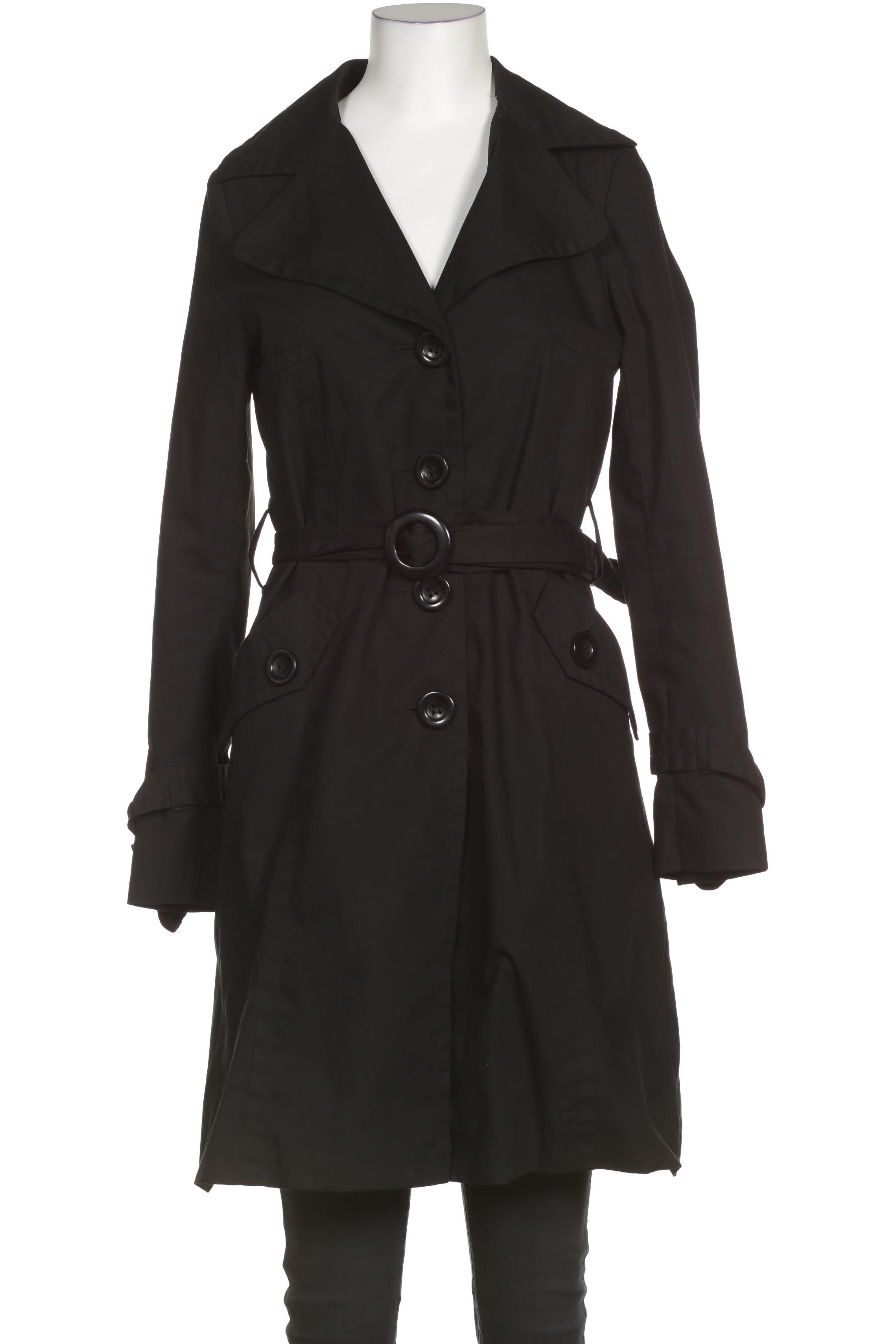 

H&M Damen Mantel, schwarz, Gr. 6