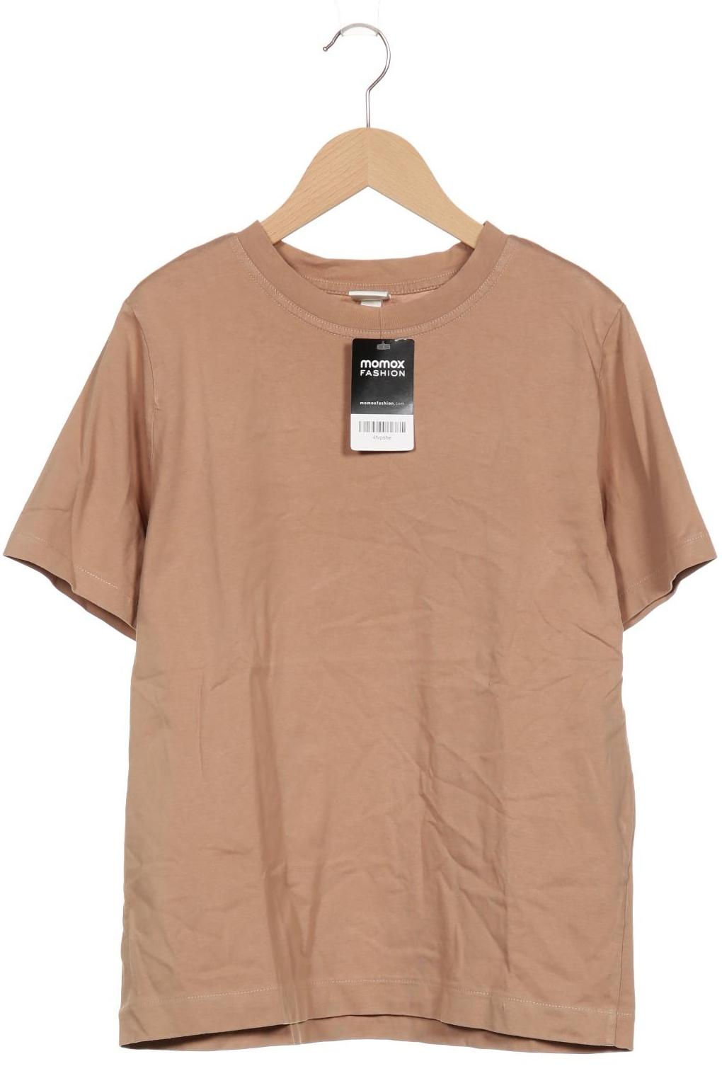 

H&M Damen T-Shirt, braun, Gr. 38