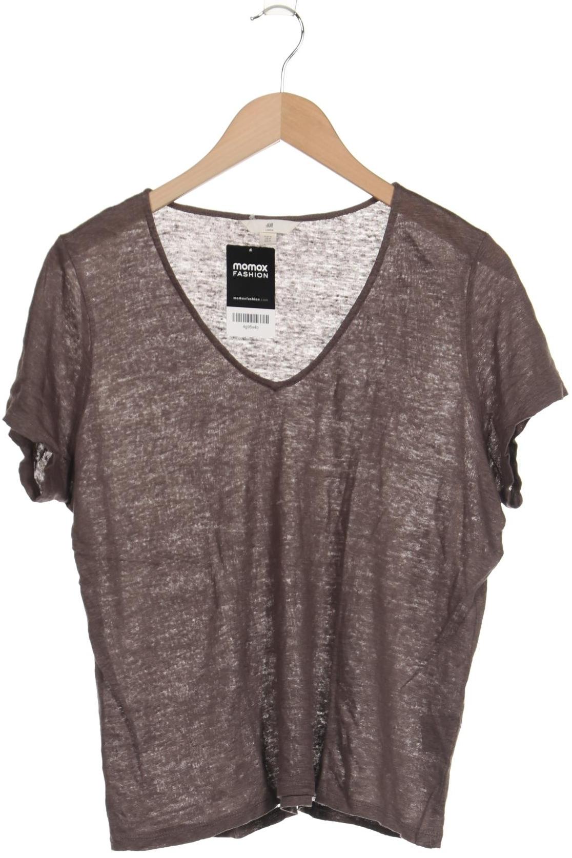 

H&M Damen T-Shirt, braun, Gr. 38