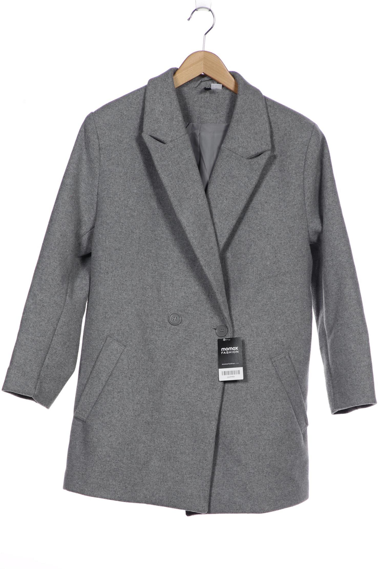 

H&M Damen Mantel, grau, Gr. 42