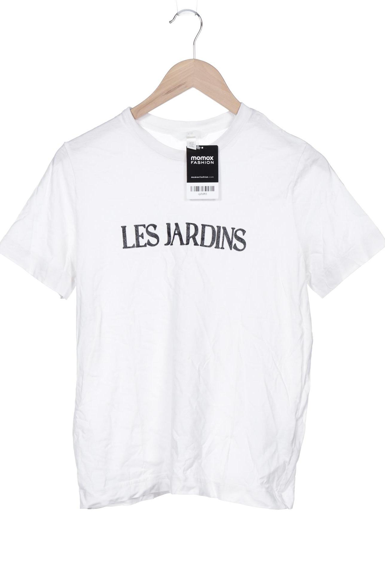 

H&M Damen T-Shirt, weiß, Gr. 34