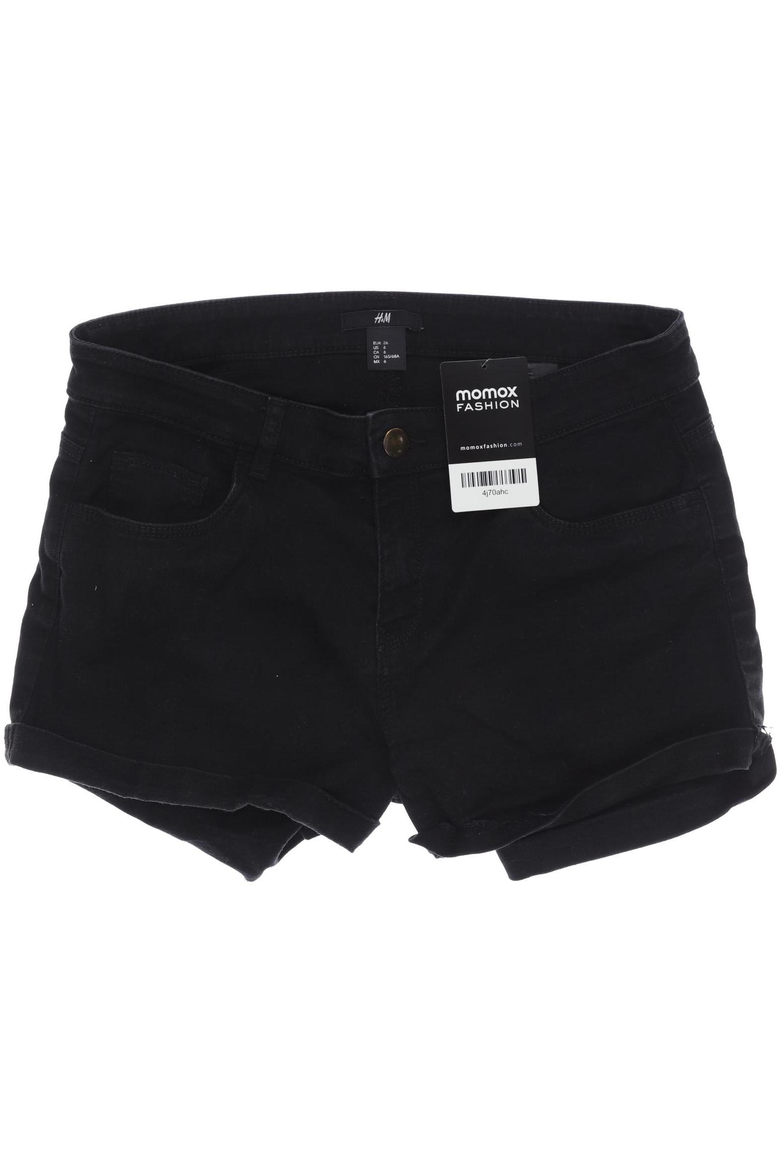 

H&M Damen Shorts, schwarz, Gr. 36