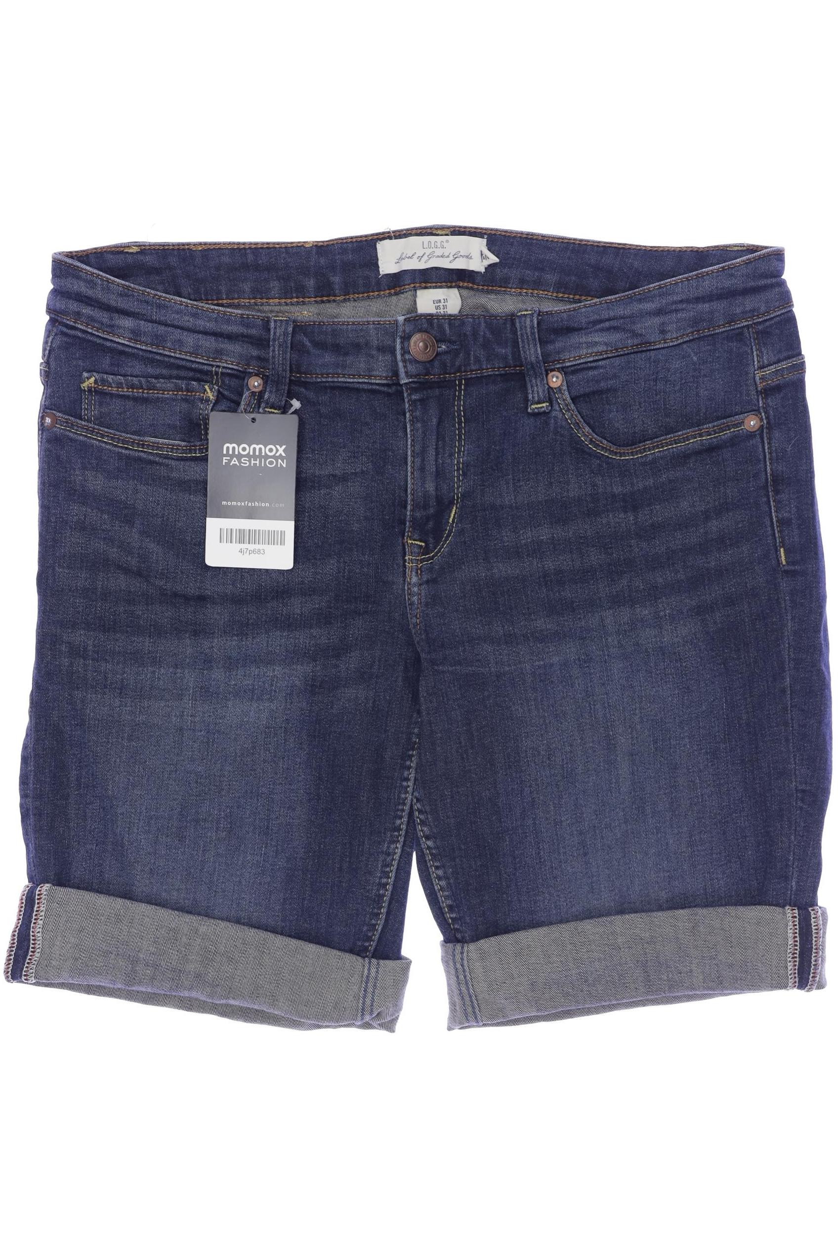 

H&M Damen Shorts, marineblau, Gr. 31