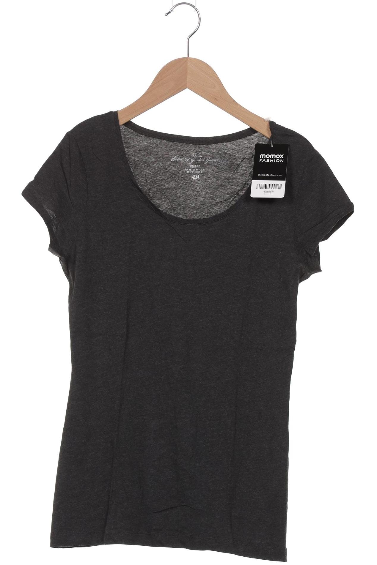 

H&M Damen T-Shirt, grau, Gr. 38