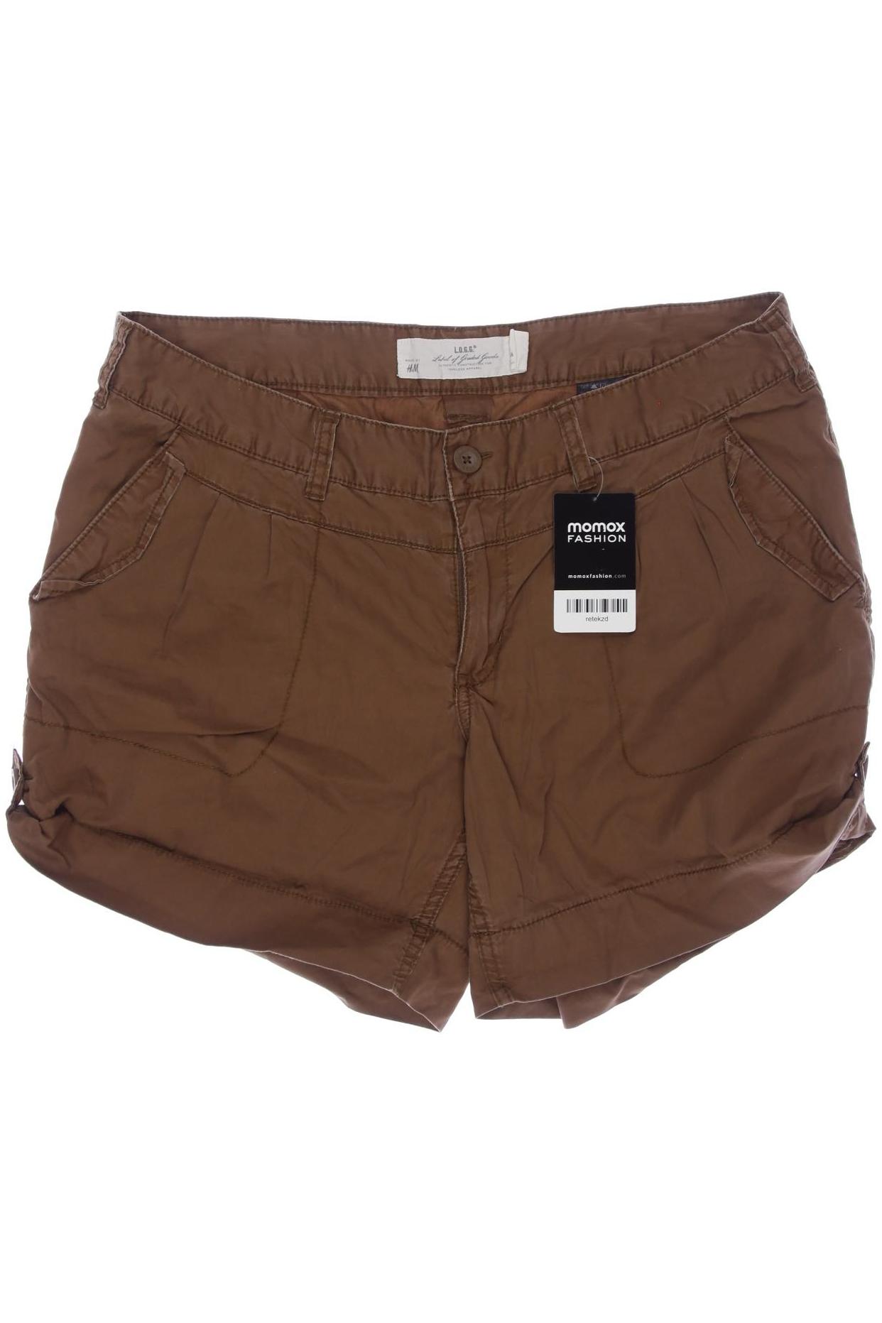 

H&M Damen Shorts, braun, Gr. 42