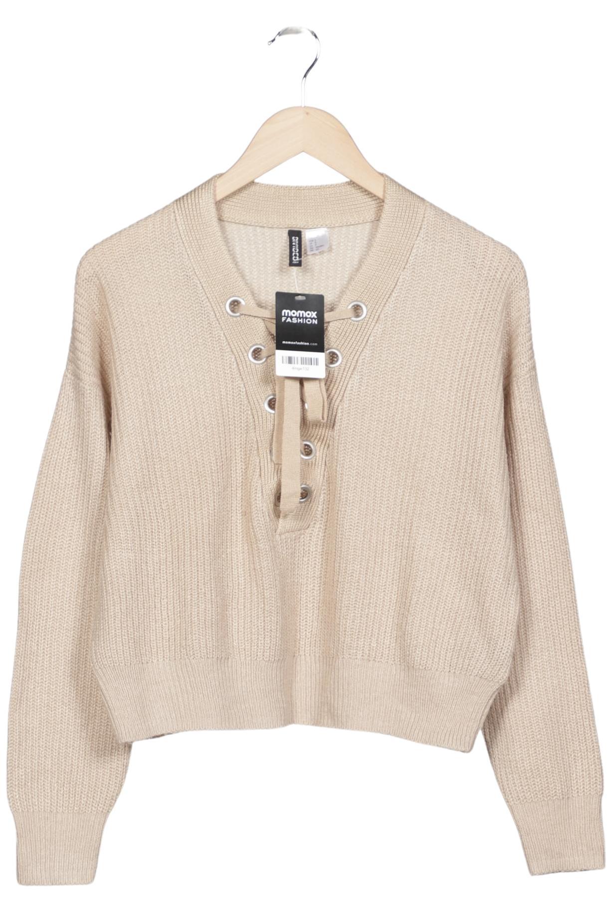 

H&M Damen Pullover, beige, Gr. 36