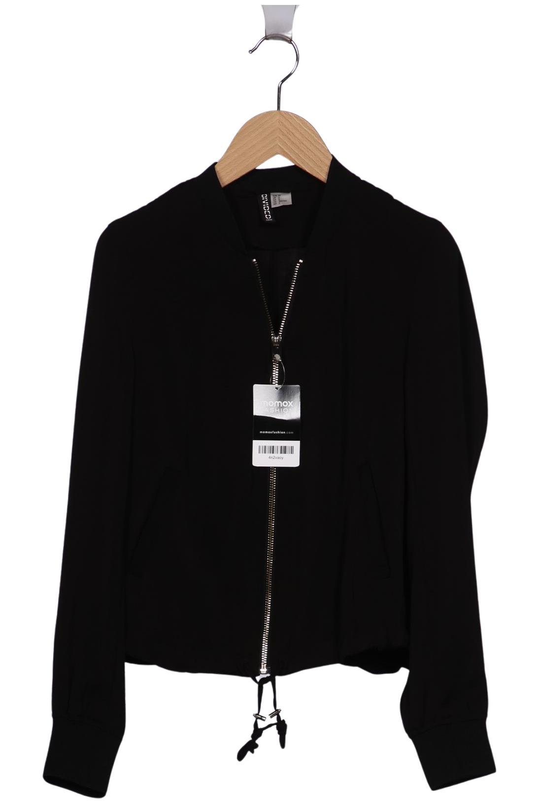 

H&M Damen Jacke, schwarz, Gr. 32