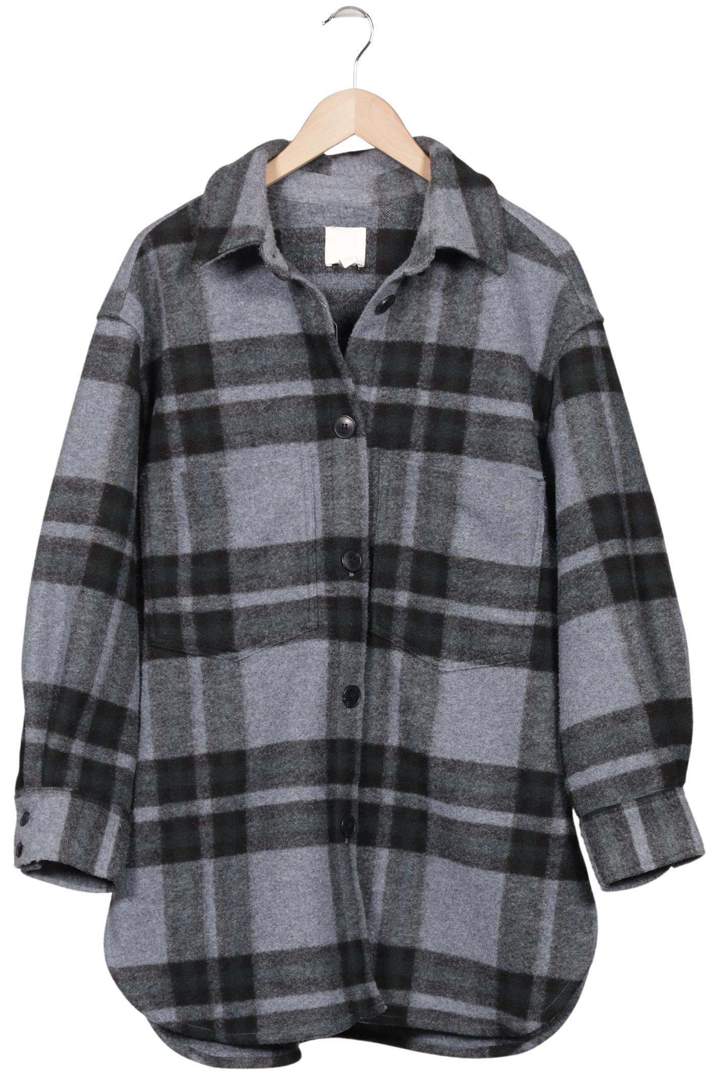 

H&M Damen Mantel, grau, Gr. 38