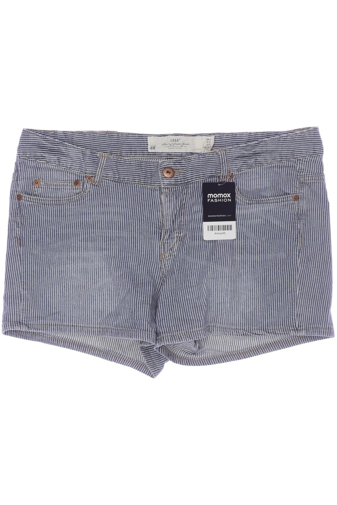 

H&M Damen Shorts, blau, Gr. 31