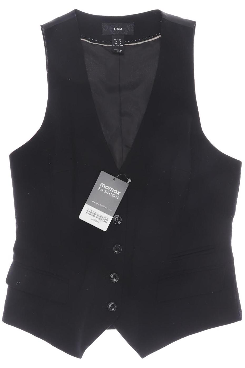 

H&M Damen Weste, schwarz, Gr. 36