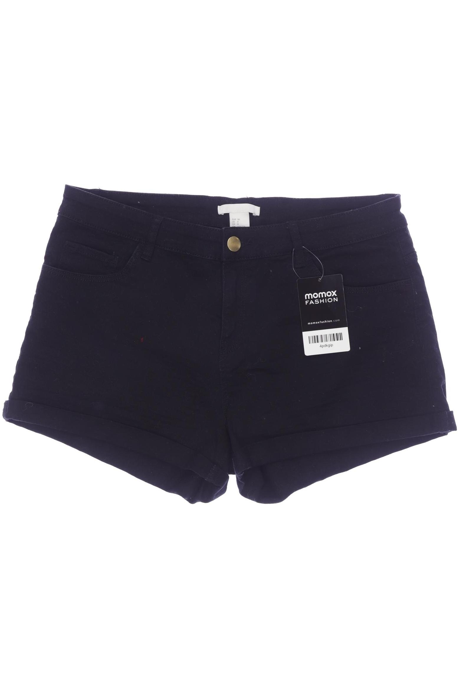

H&M Damen Shorts, schwarz, Gr. 38
