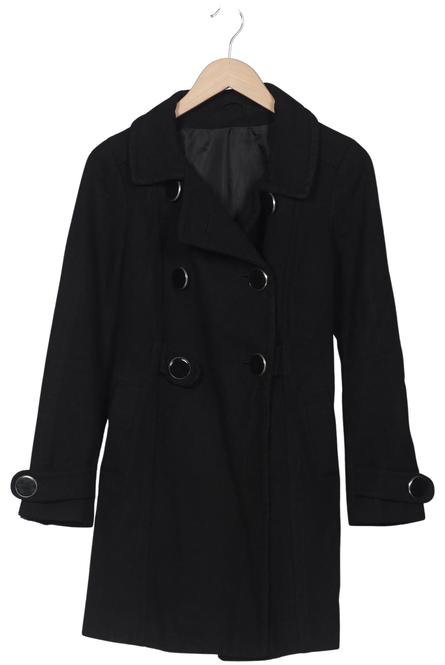 

H&M Damen Mantel, schwarz, Gr. 36