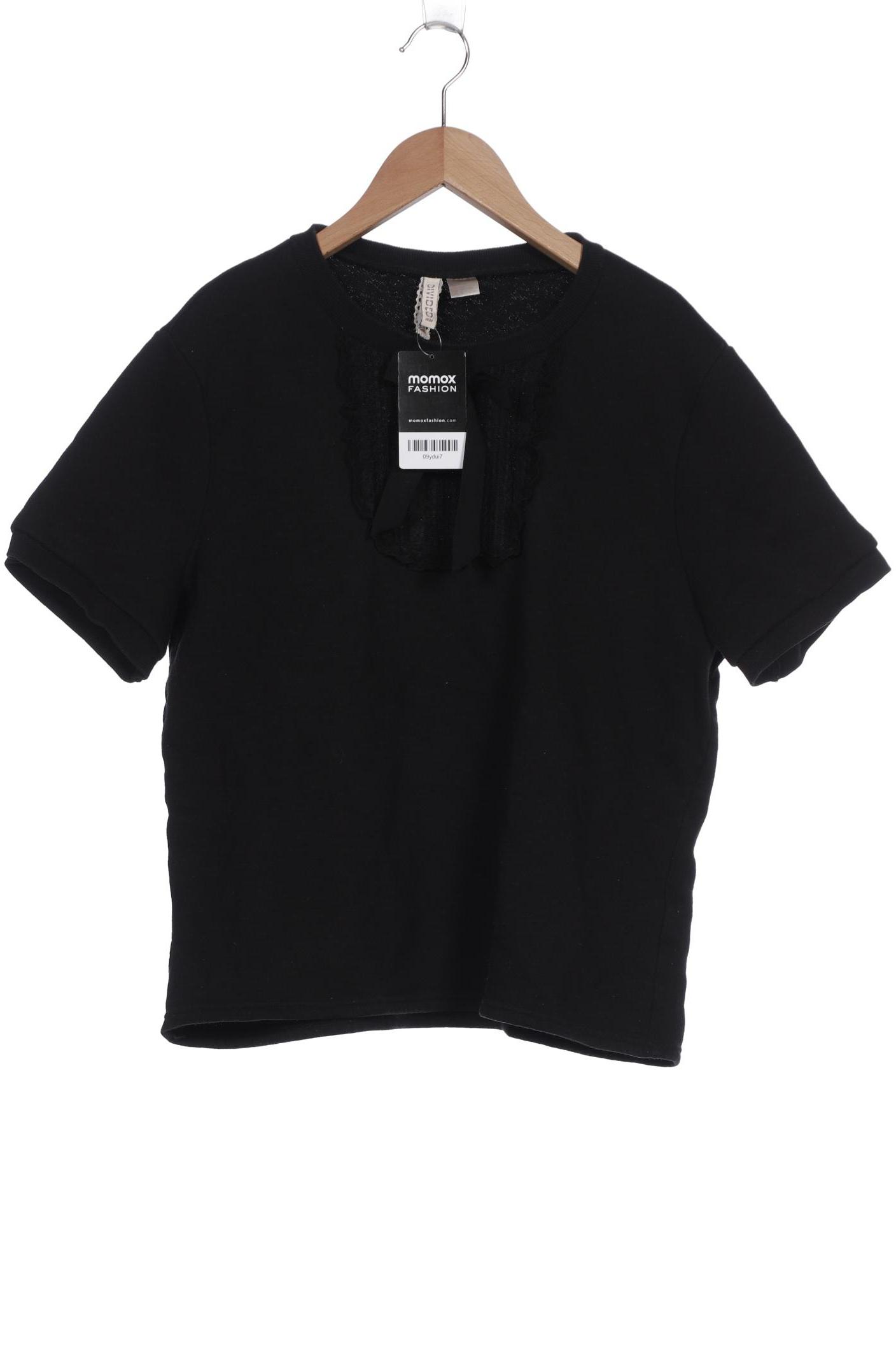 

H&M Damen T-Shirt, schwarz, Gr. 42