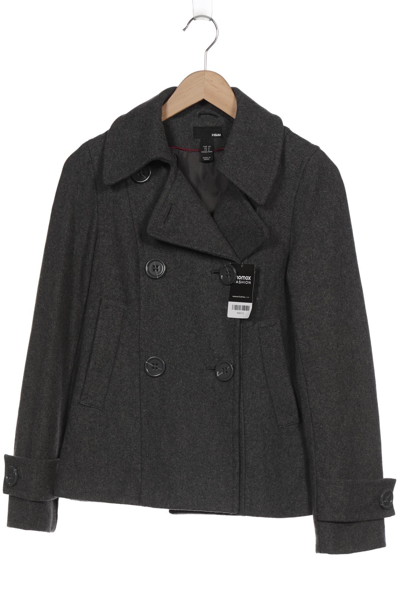 

H&M Damen Jacke, grau, Gr. 36