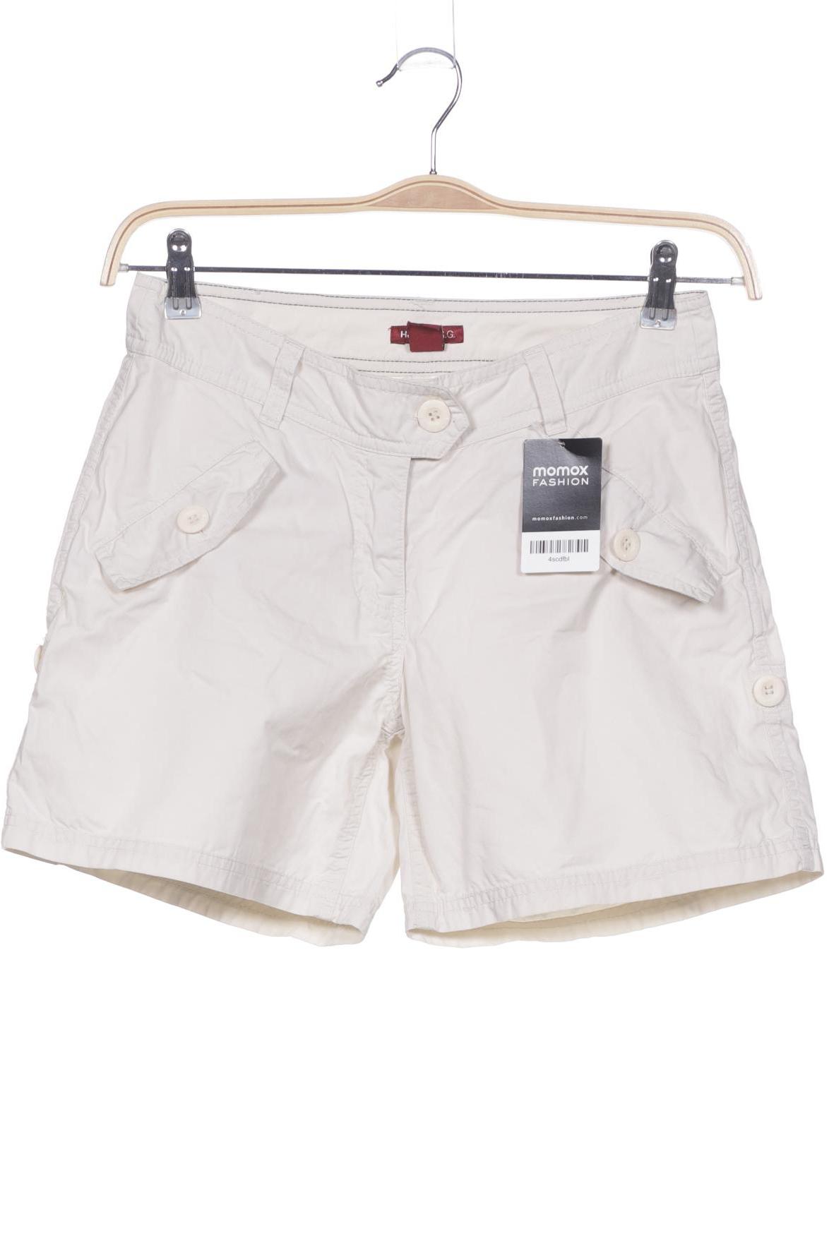 

H&M Damen Shorts, cremeweiß, Gr. 36