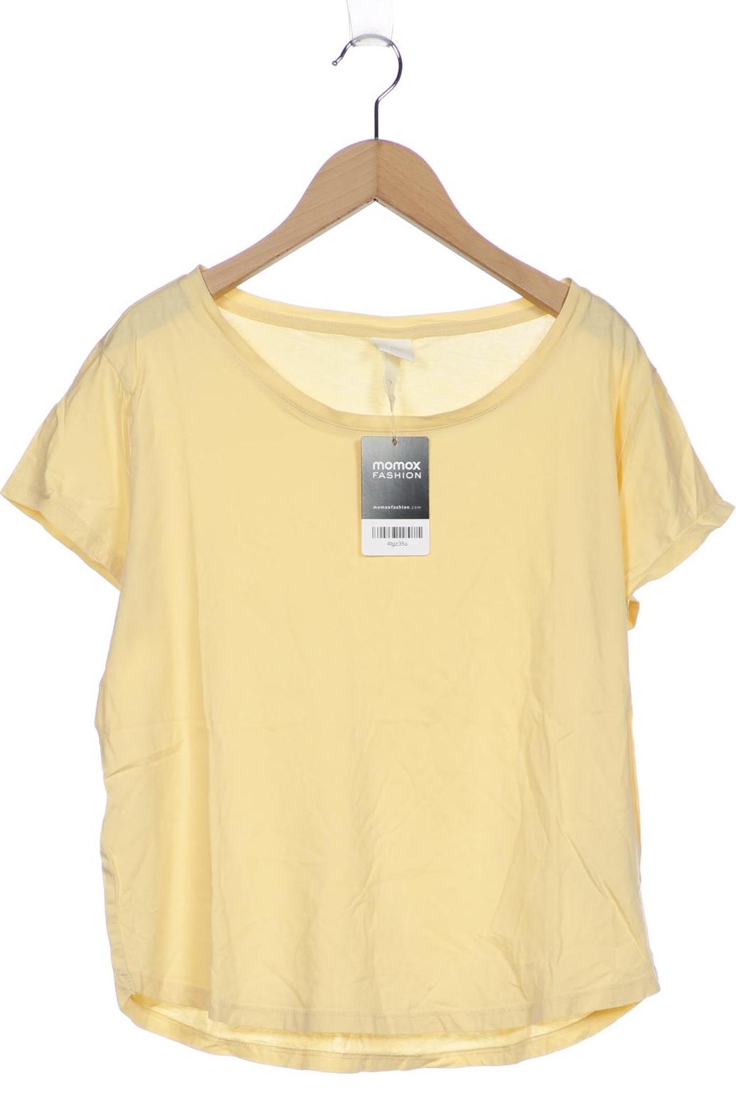 

H&M Damen T-Shirt, gelb