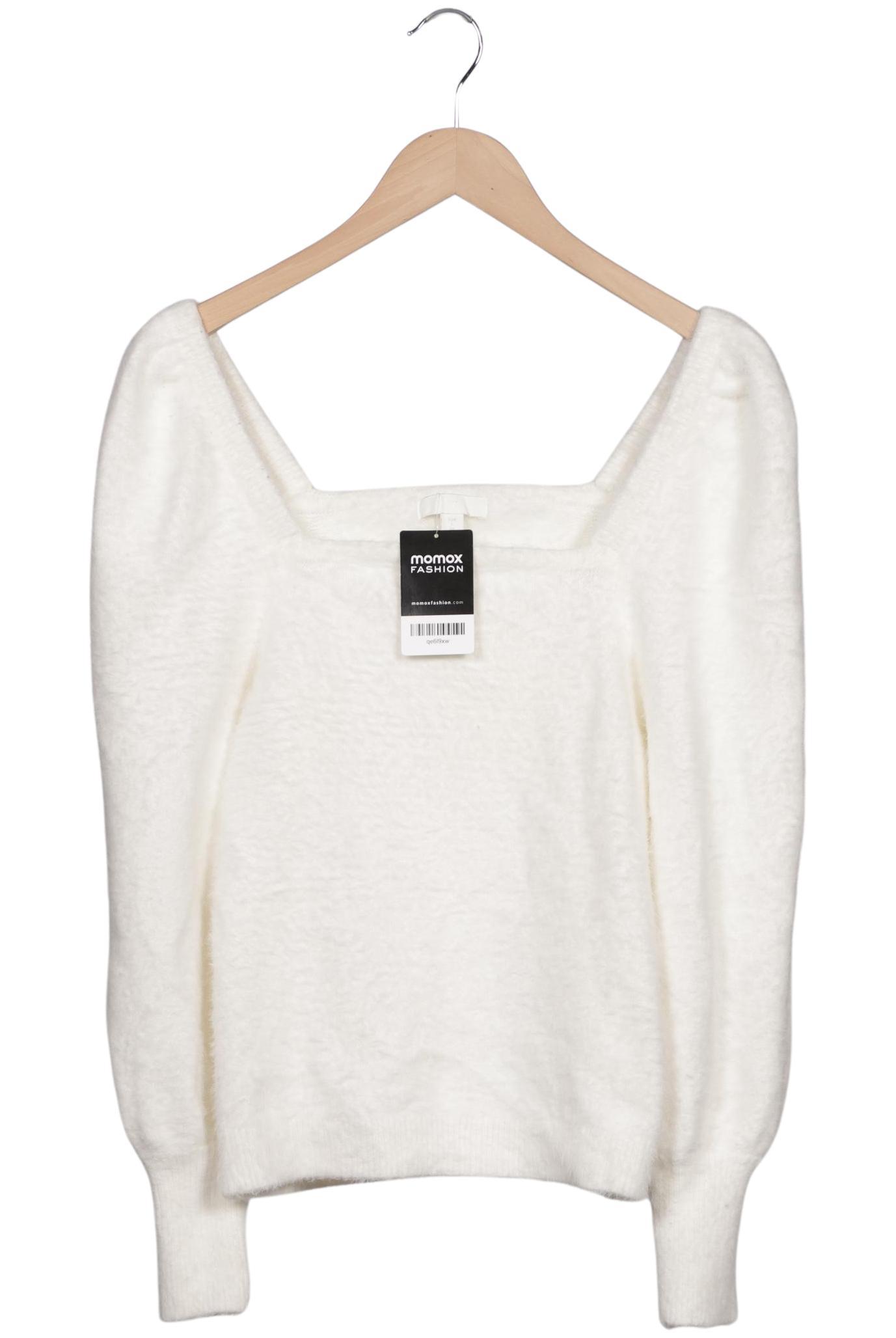 

H&M Damen Pullover, weiß, Gr. 42