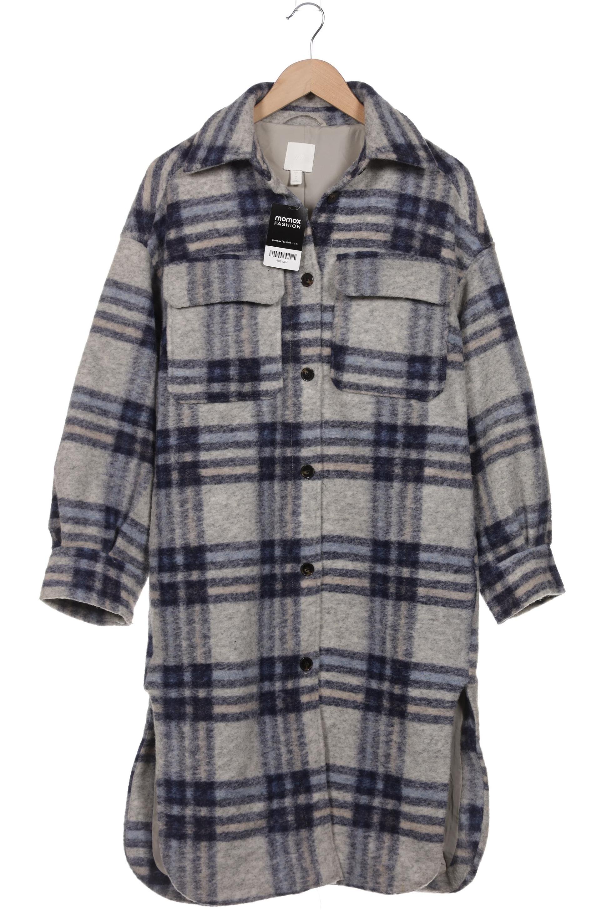 

H&M Damen Mantel, grau, Gr. 36