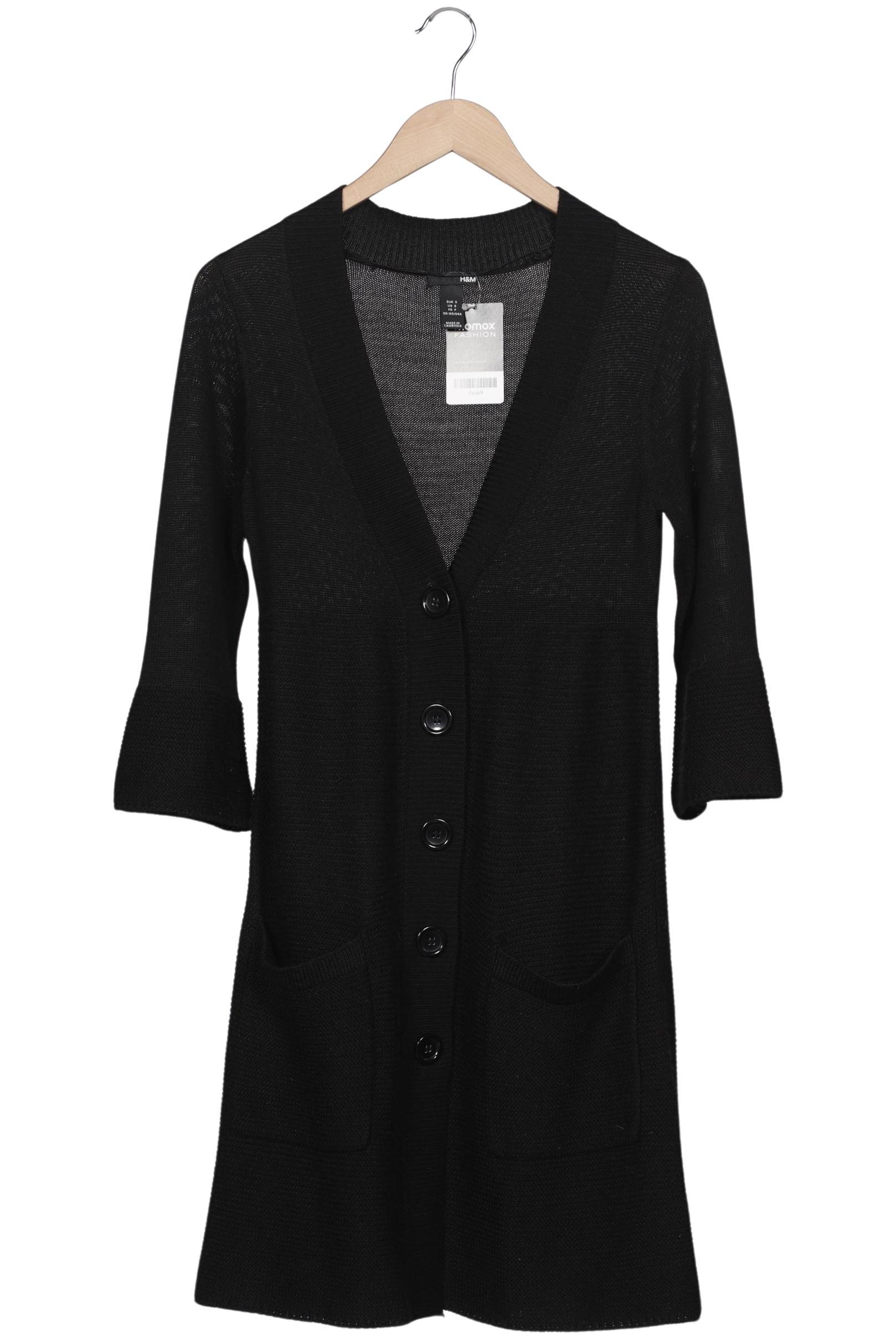 

H&M Damen Strickjacke, schwarz, Gr. 36