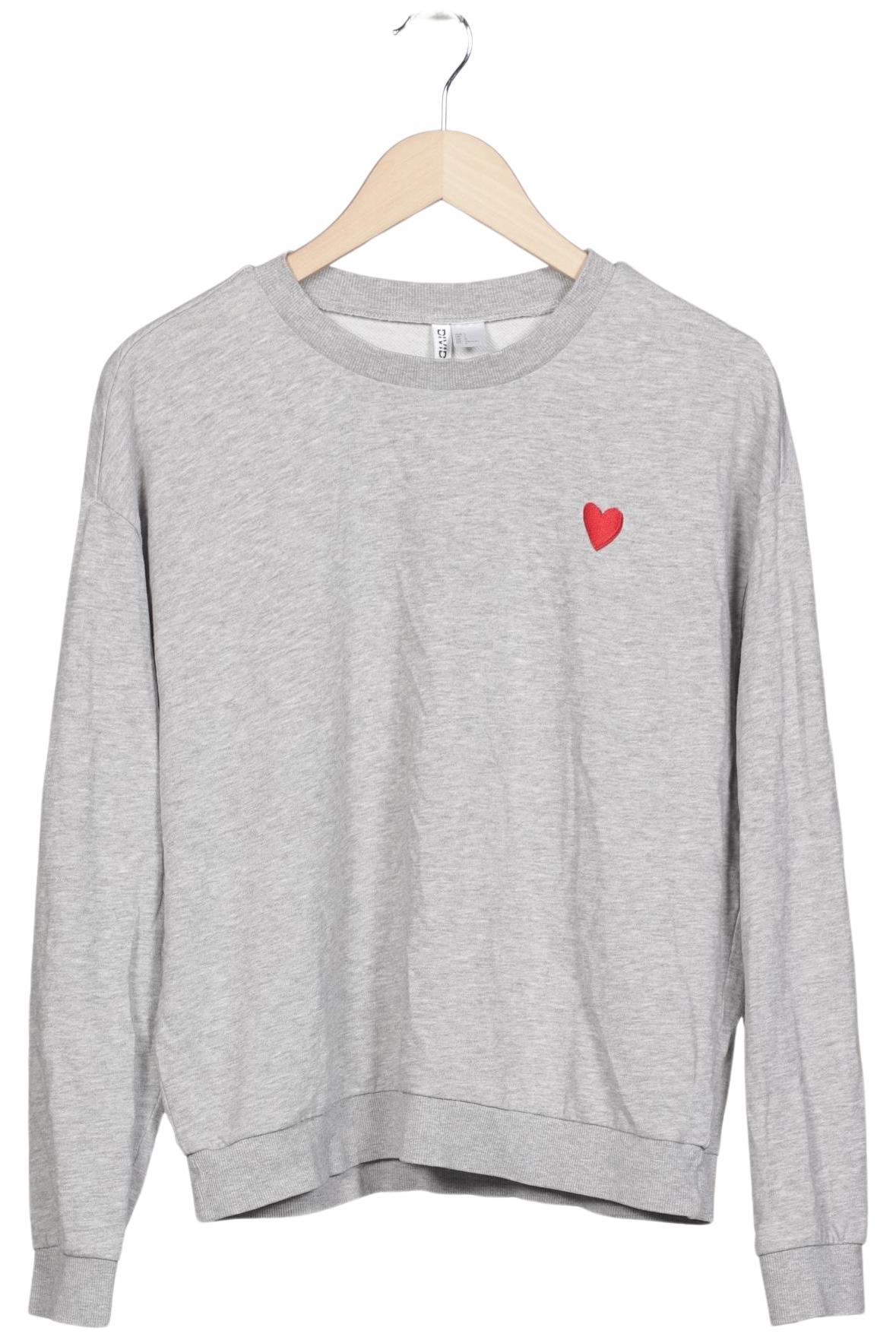

H&M Damen Sweatshirt, grau, Gr. 42