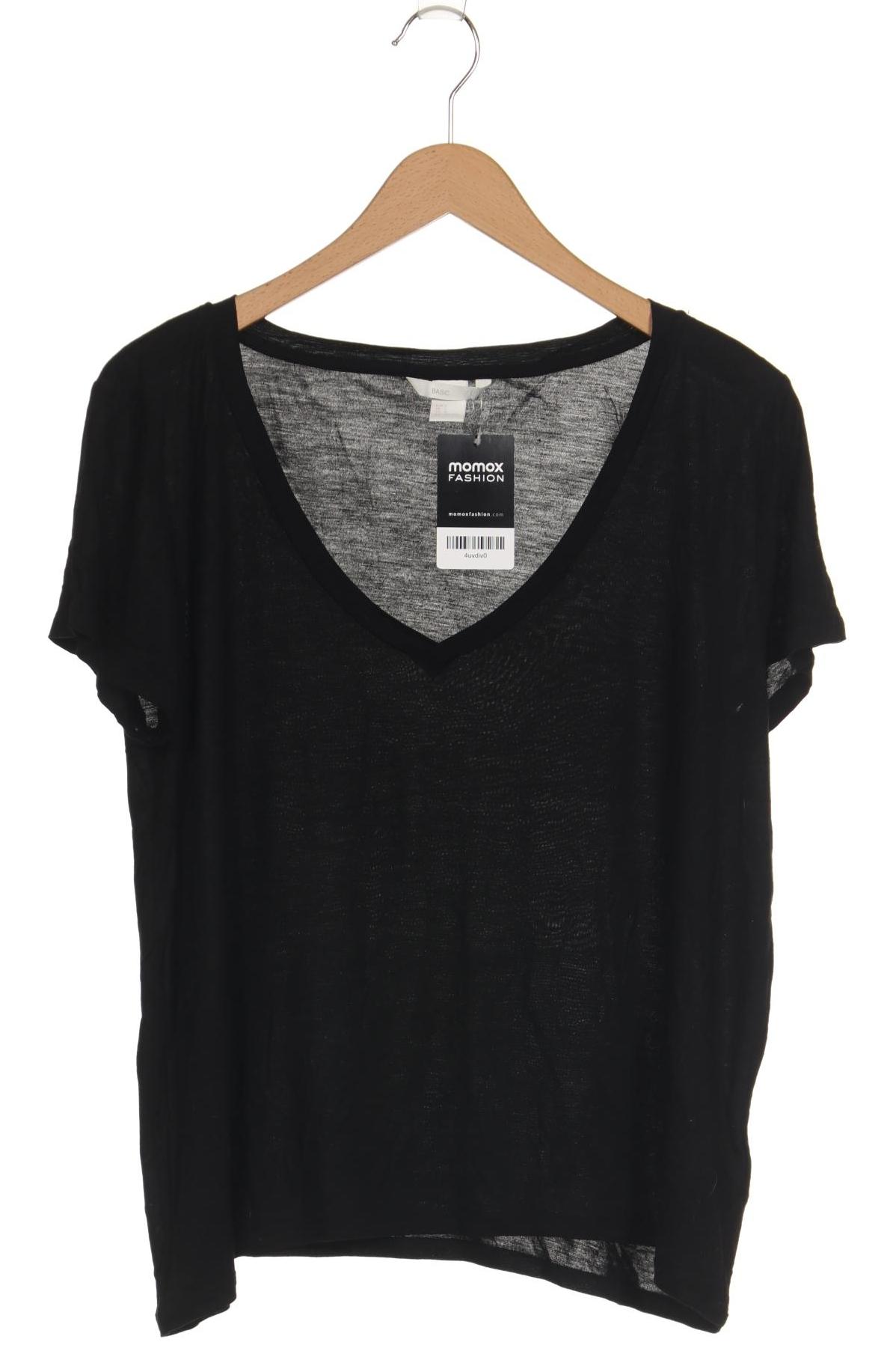 

H&M Damen T-Shirt, schwarz, Gr. 42