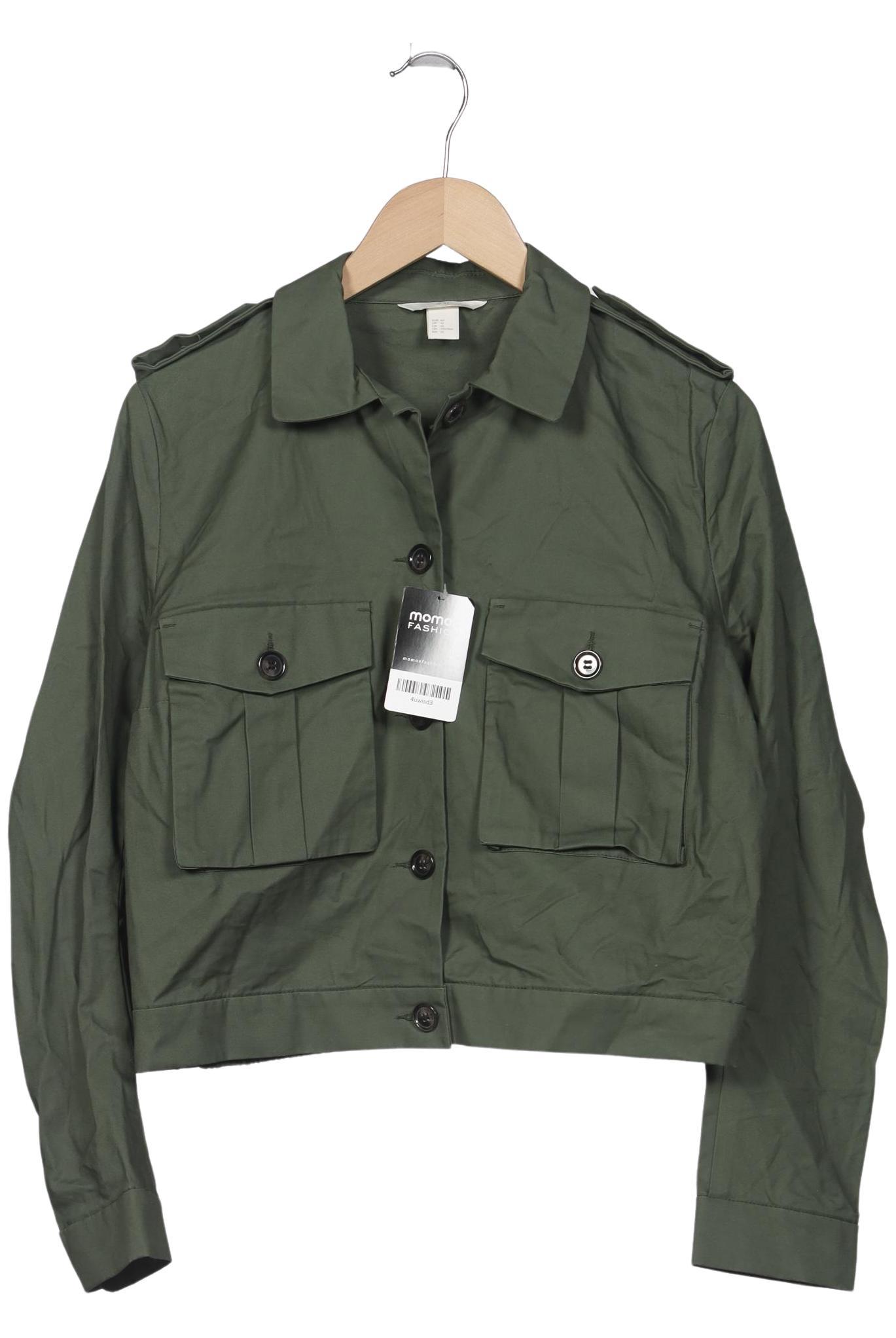 

H&M Damen Jacke, grün, Gr. 42