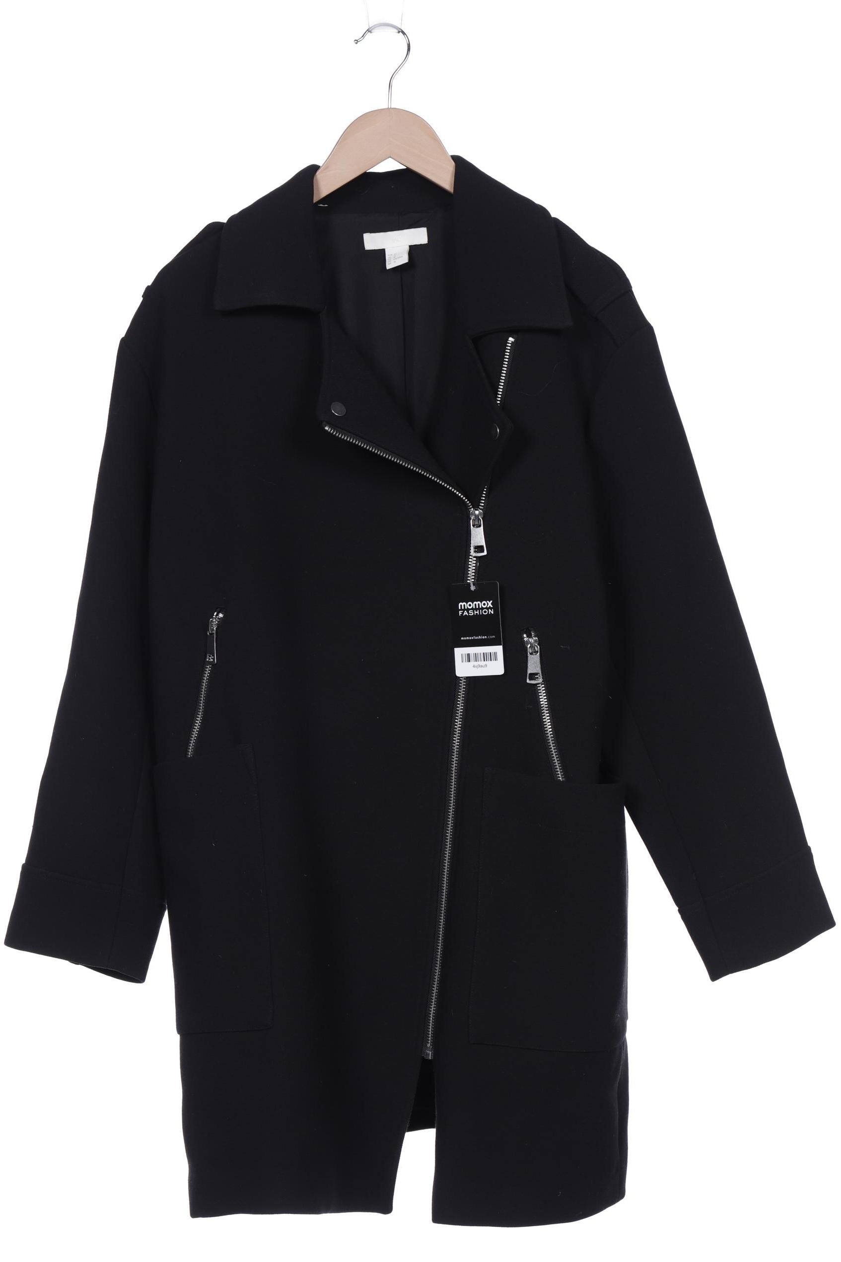 

H&M Damen Mantel, schwarz, Gr. 44