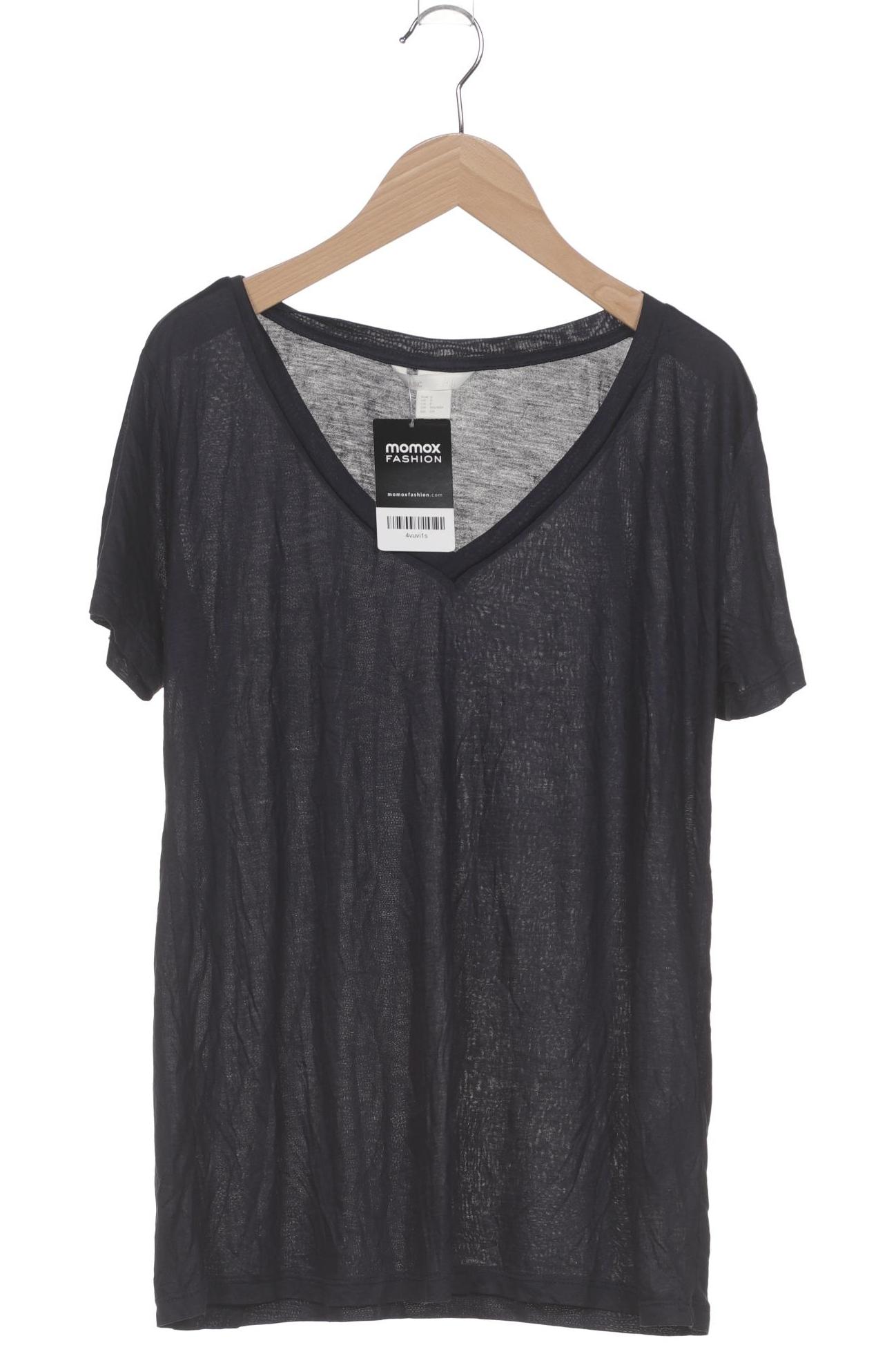 

H&M Damen T-Shirt, marineblau, Gr. 36